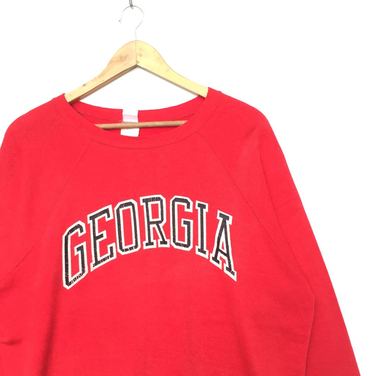 Japanese Brand Vintage 90s Georgia Spell Out Big Logo Sweatshirt | M | Size US M / EU 48-50 / 2 - 2 Thumbnail