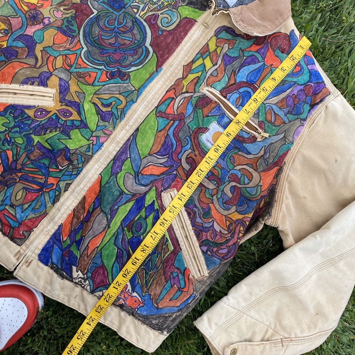 Carhartt VINTAGE CARHARTT CUSTOM ALL OVER PAINTED ART 90s USA TRAVIS Size US M / EU 48-50 / 2 - 3 Thumbnail
