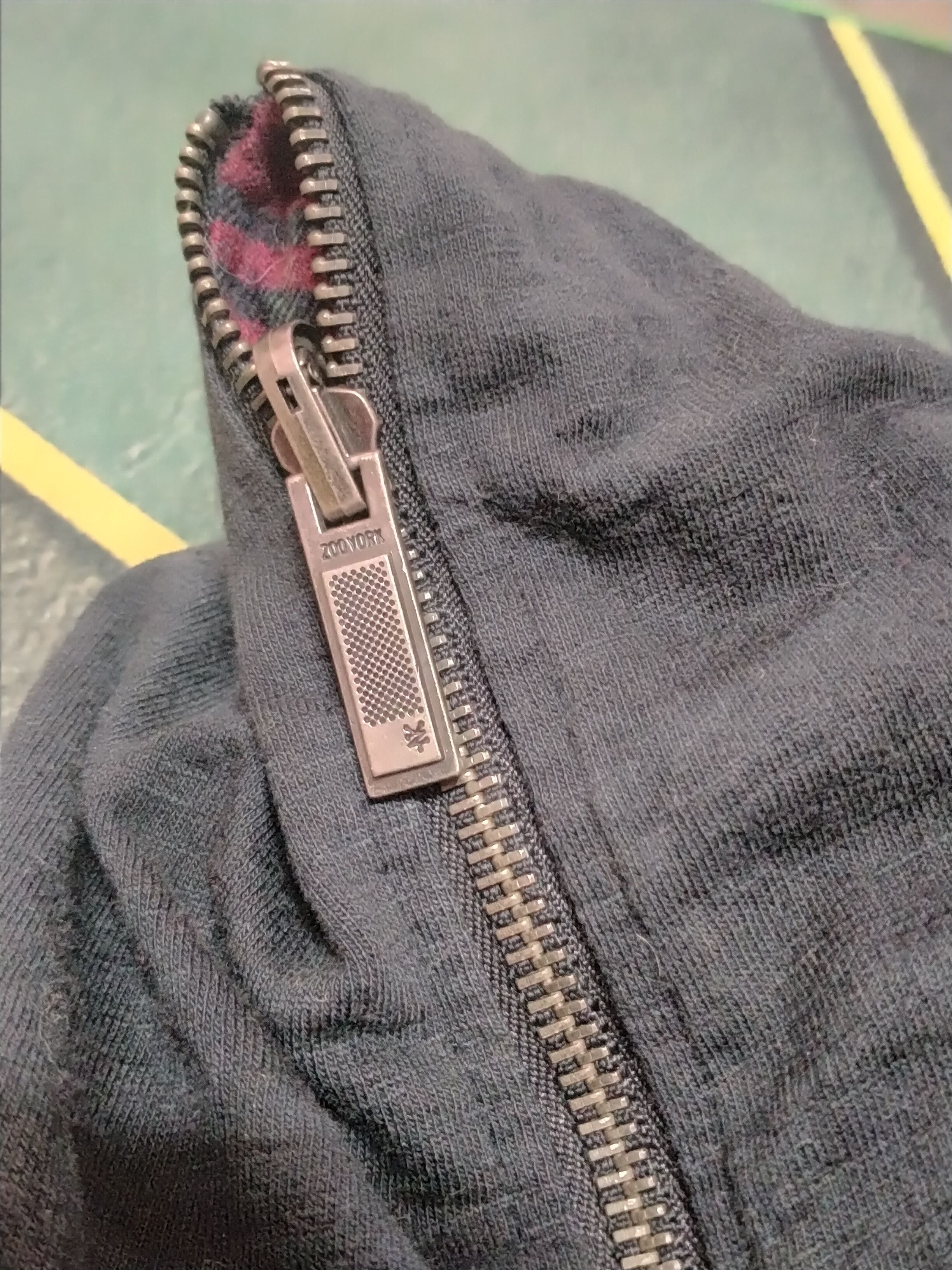 Japanese Brand ZOO YORK EMBROIDERED SKELETON REVERISBLE ZIPPER HOODIE Size US L / EU 52-54 / 3 - 4 Thumbnail