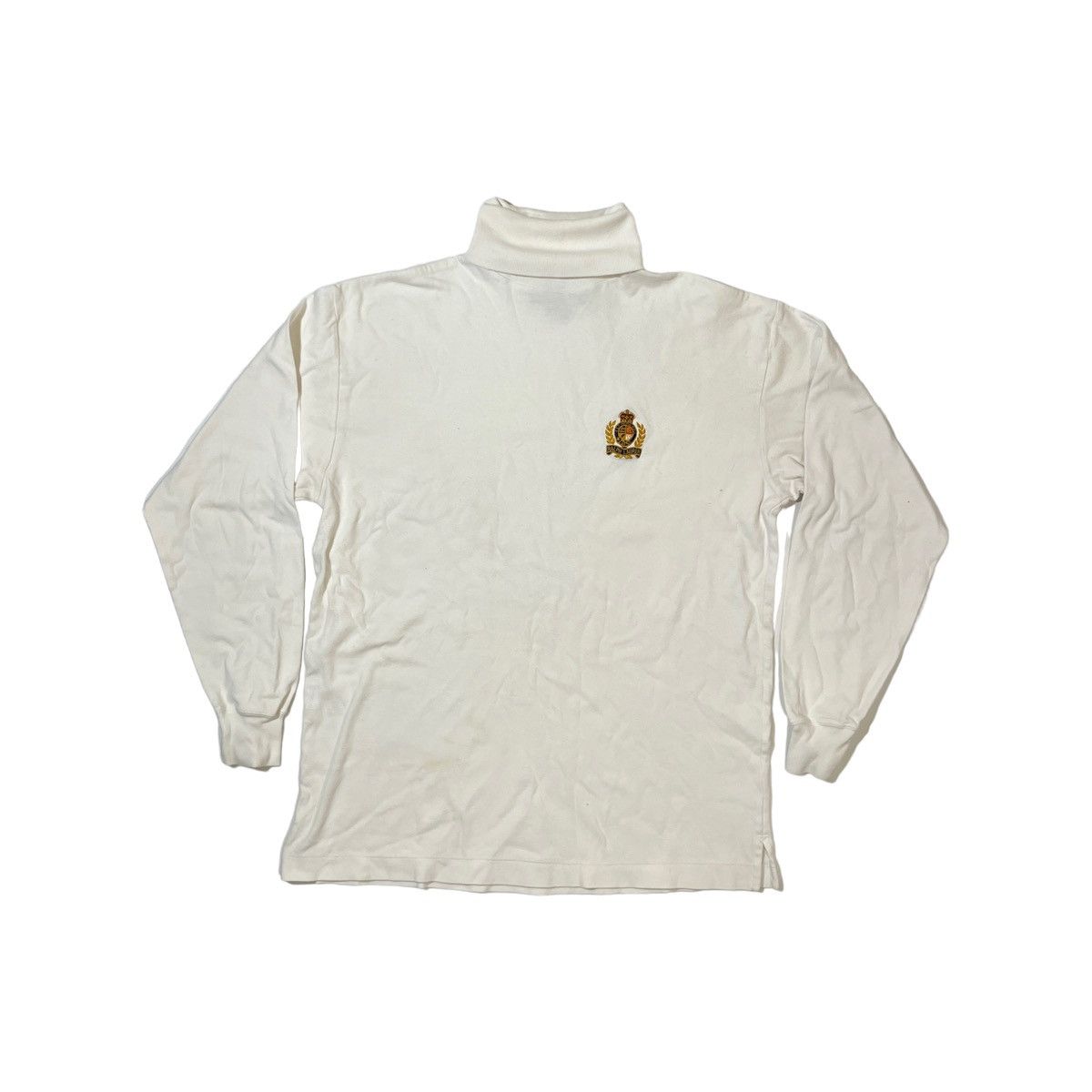 Polo Ralph Lauren × Vintage Polo Ralph Lauren Crest Turtleneck Size US M / EU 48-50 / 2 - 1 Thumbnail