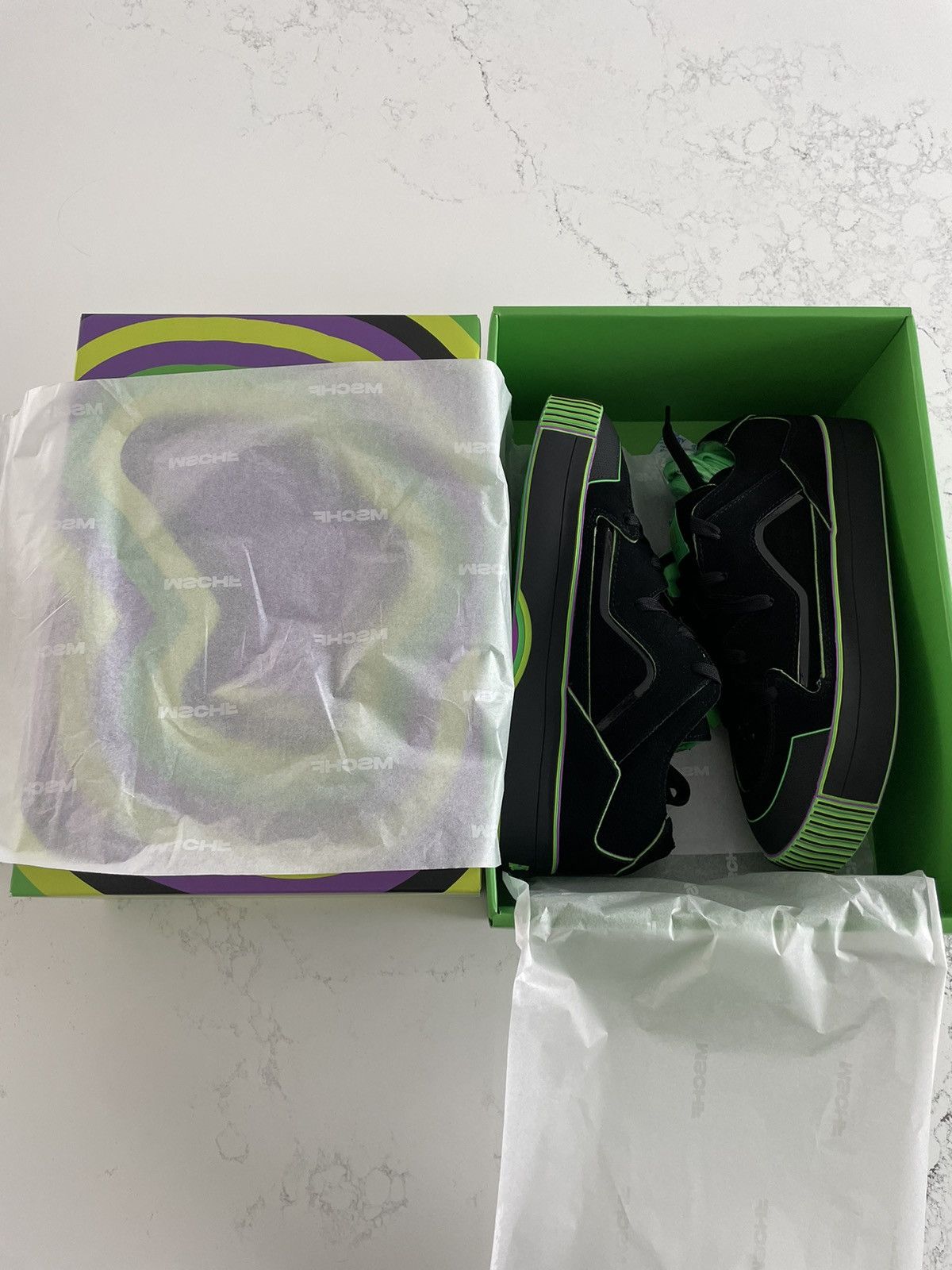 MSCHF MSCHF Gobstomper Sour Edition Size US 12 / EU 45 - 2 Thumbnail
