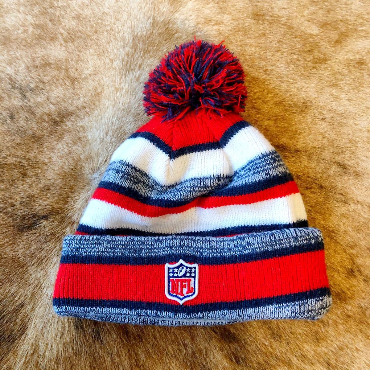 NFL × New Era New Era New England Patriots Knit Hat Beanie RARE 2016 Size ONE SIZE - 2 Thumbnail