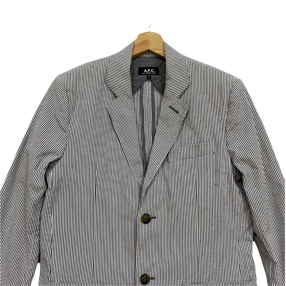 A.P.C. × Vintage Vintage!! A.P.C Made in Poland Stripe Light Jacket Size US S / EU 44-46 / 1 - 3 Thumbnail