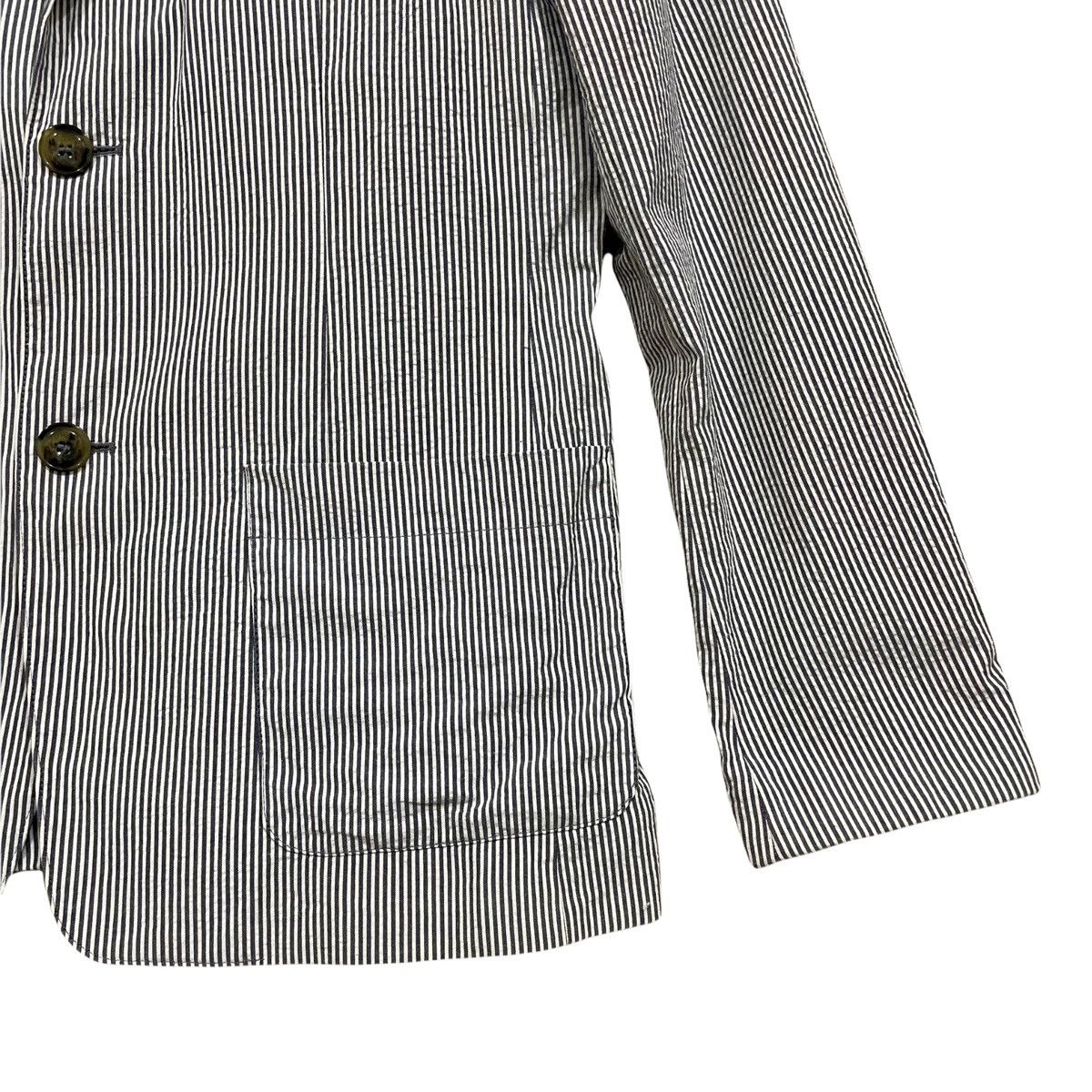 A.P.C. × Vintage Vintage!! A.P.C Made in Poland Stripe Light Jacket Size US S / EU 44-46 / 1 - 5 Thumbnail