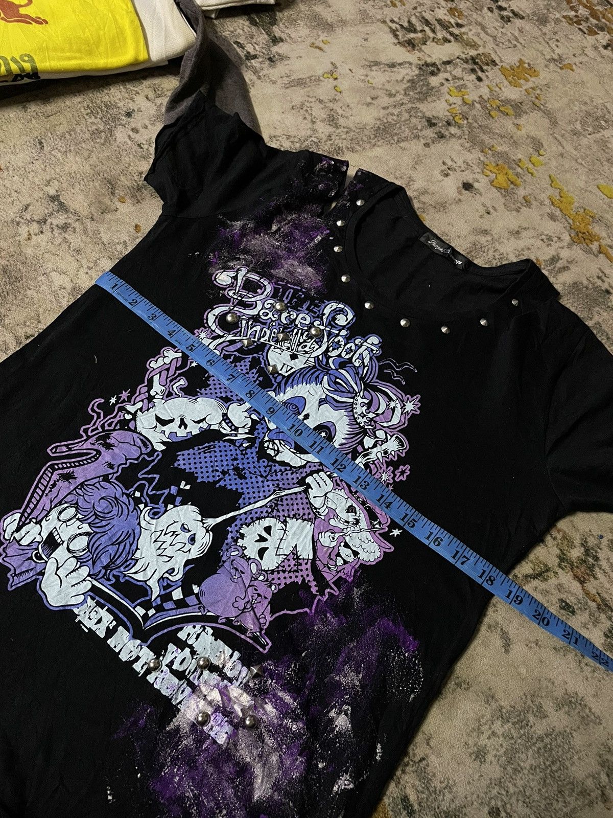 Japanese Brand ⚡️Sex Pot Revenge Tokyo Punk Big Logo Distressed Style Size M / US 6-8 / IT 42-44 - 12 Thumbnail