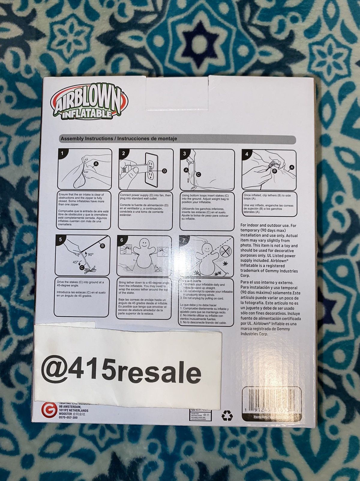 Supreme Supreme Large Inflatable Snowman Size ONE SIZE - 7 Thumbnail