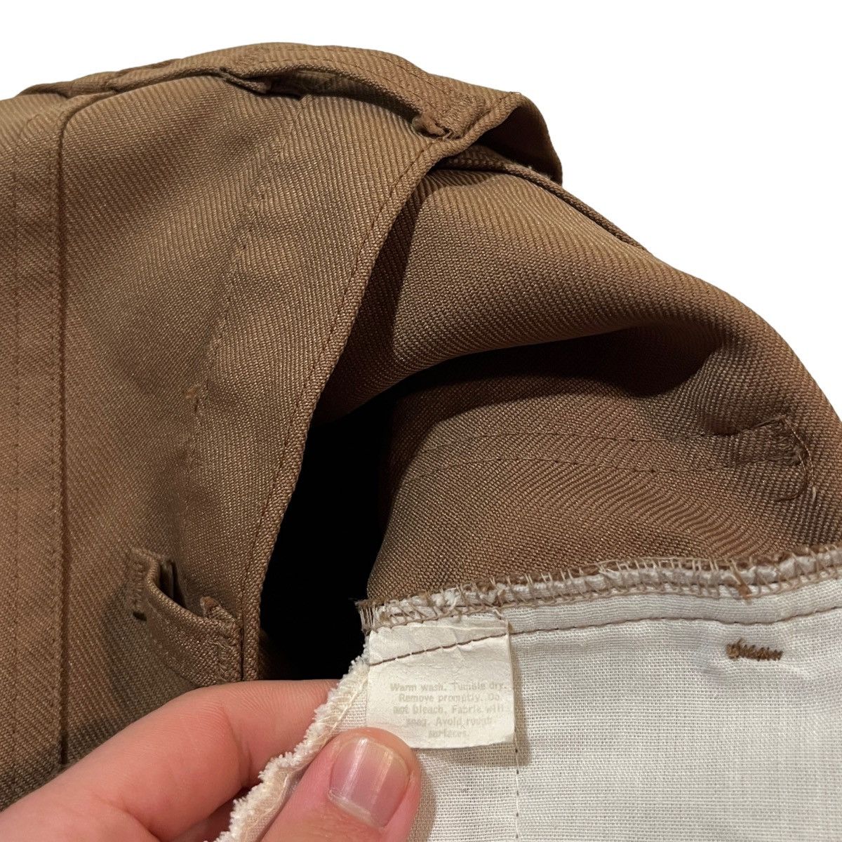 Levi's × Vintage 80s Levi’s Panatela Tan Pants Size US 34 / EU 50 - 3 Thumbnail