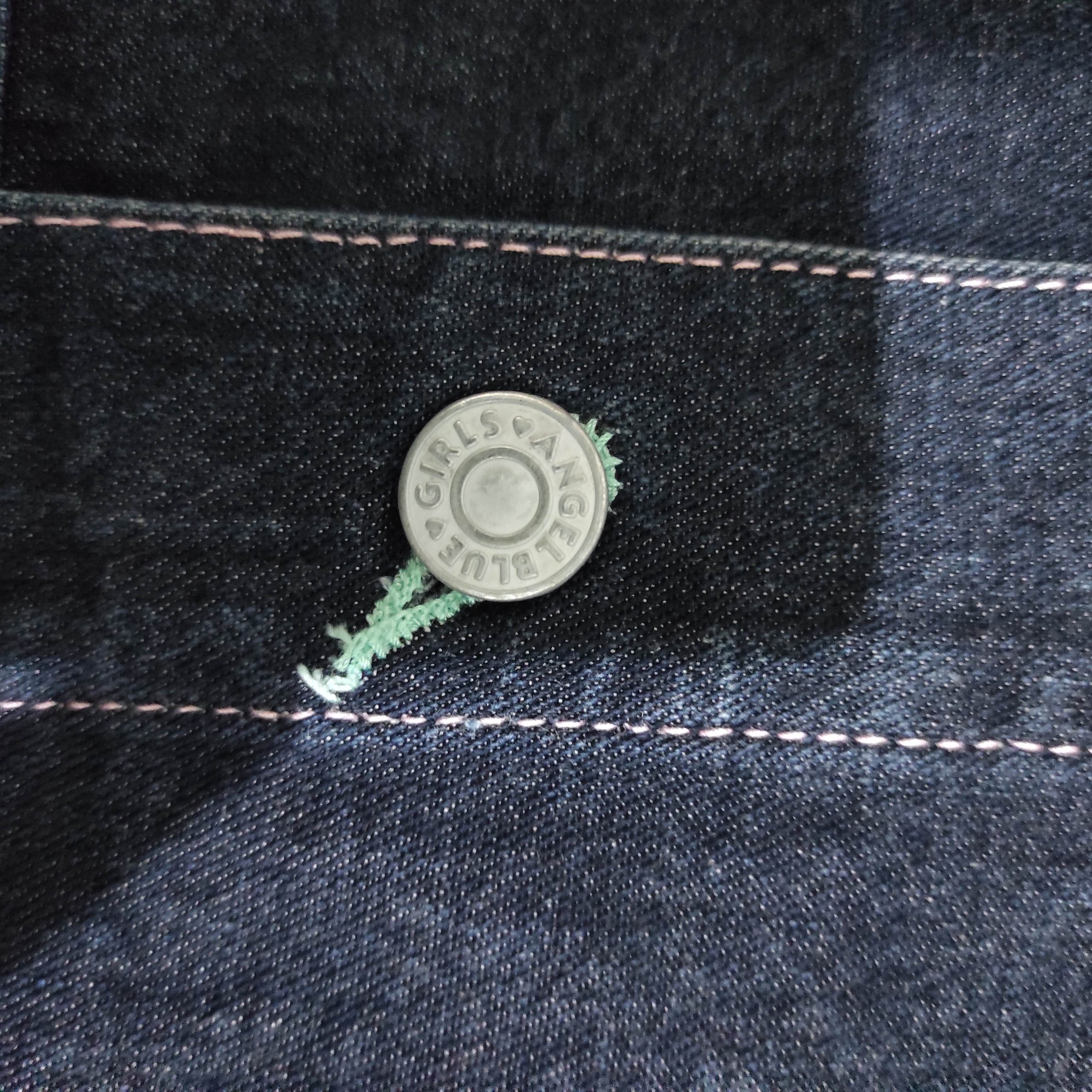 Beauty Beast × Hysteric Glamour × Japanese Brand Angel Blue - Hybrid Sleeve Denim Jacket Size S / US 4 / IT 40 - 6 Thumbnail