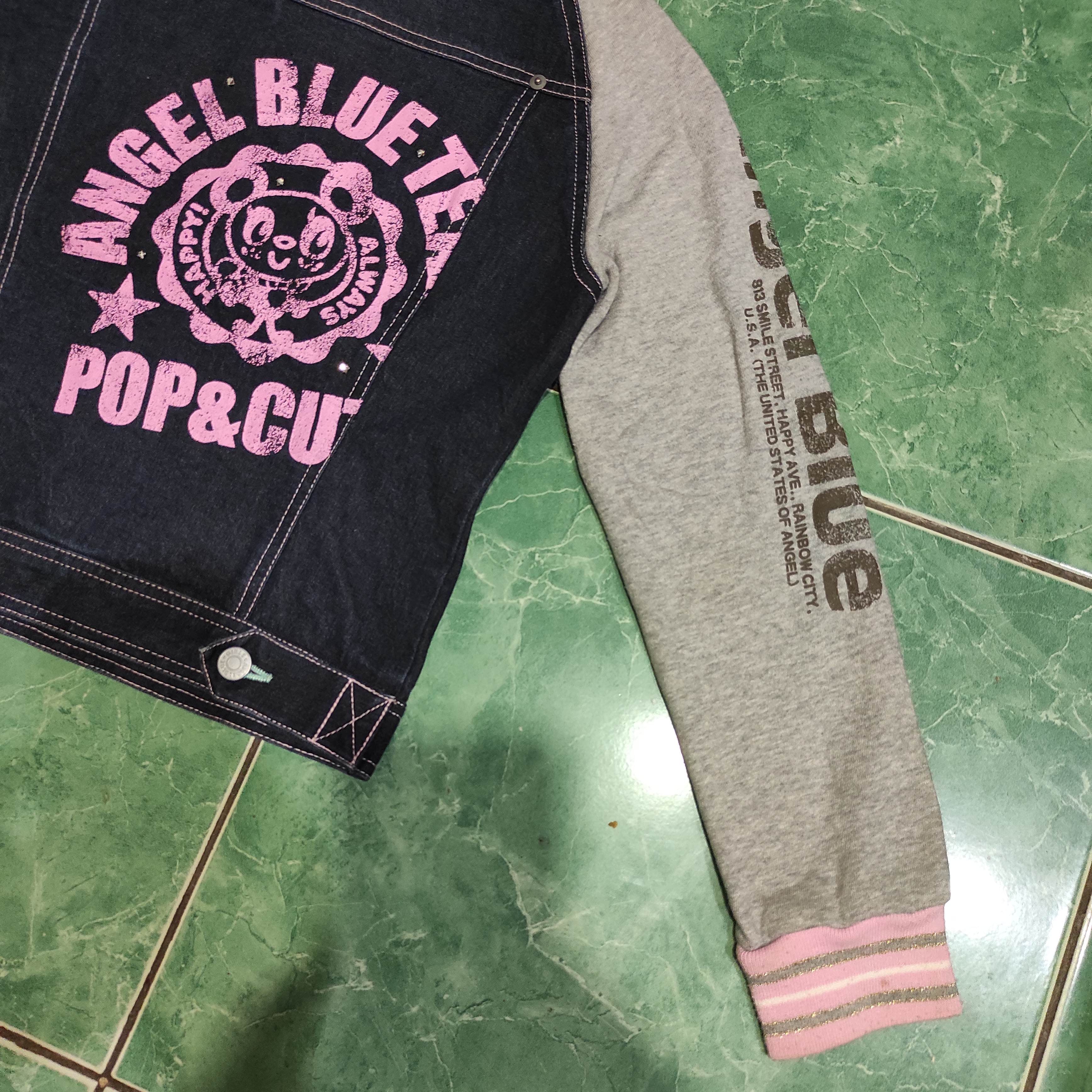 Beauty Beast Angel Blue - Hybrid Sleeve Denim Jacket Size US XS / EU 42 / 0 - 14 Thumbnail