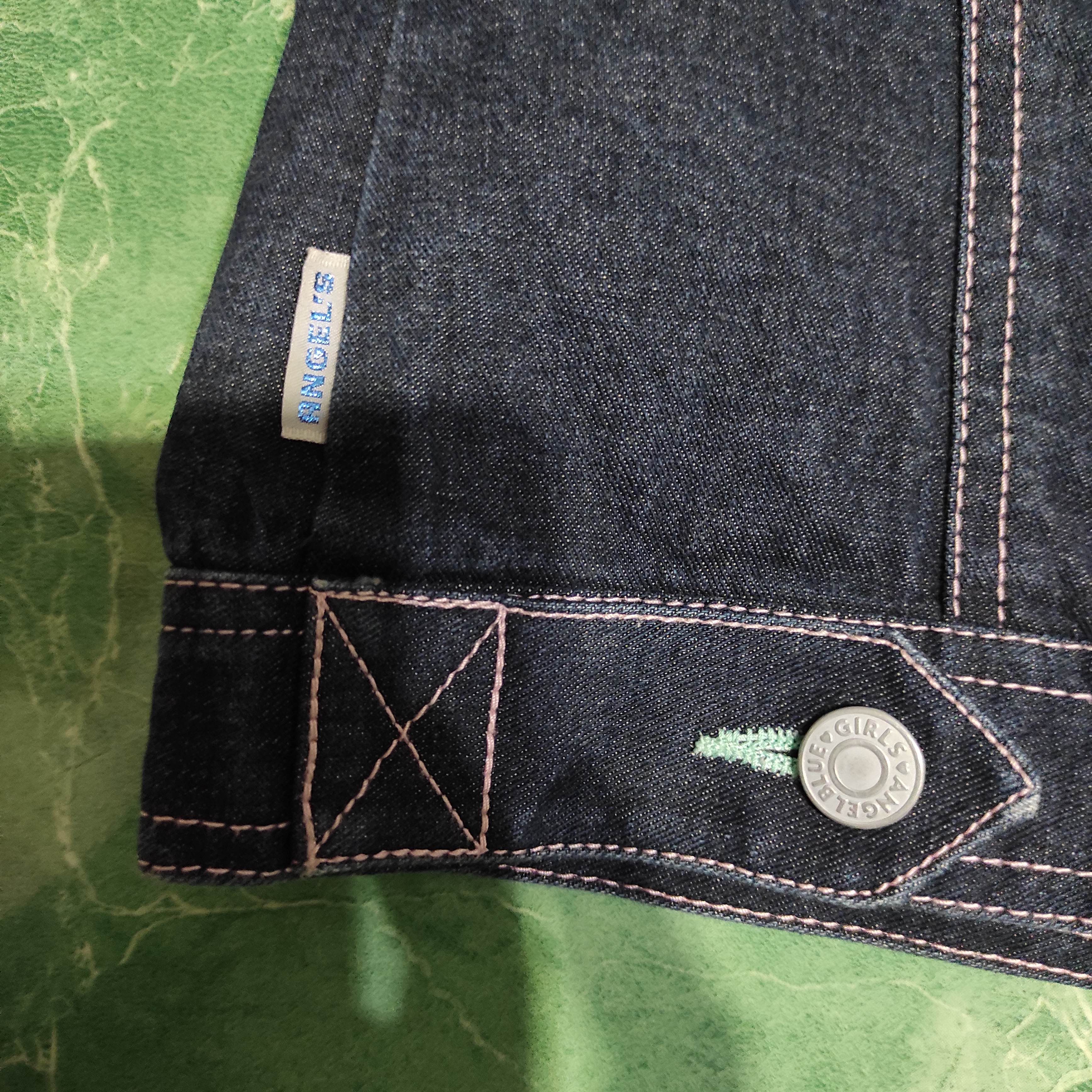 Beauty Beast Angel Blue - Hybrid Sleeve Denim Jacket Size US XS / EU 42 / 0 - 20 Thumbnail