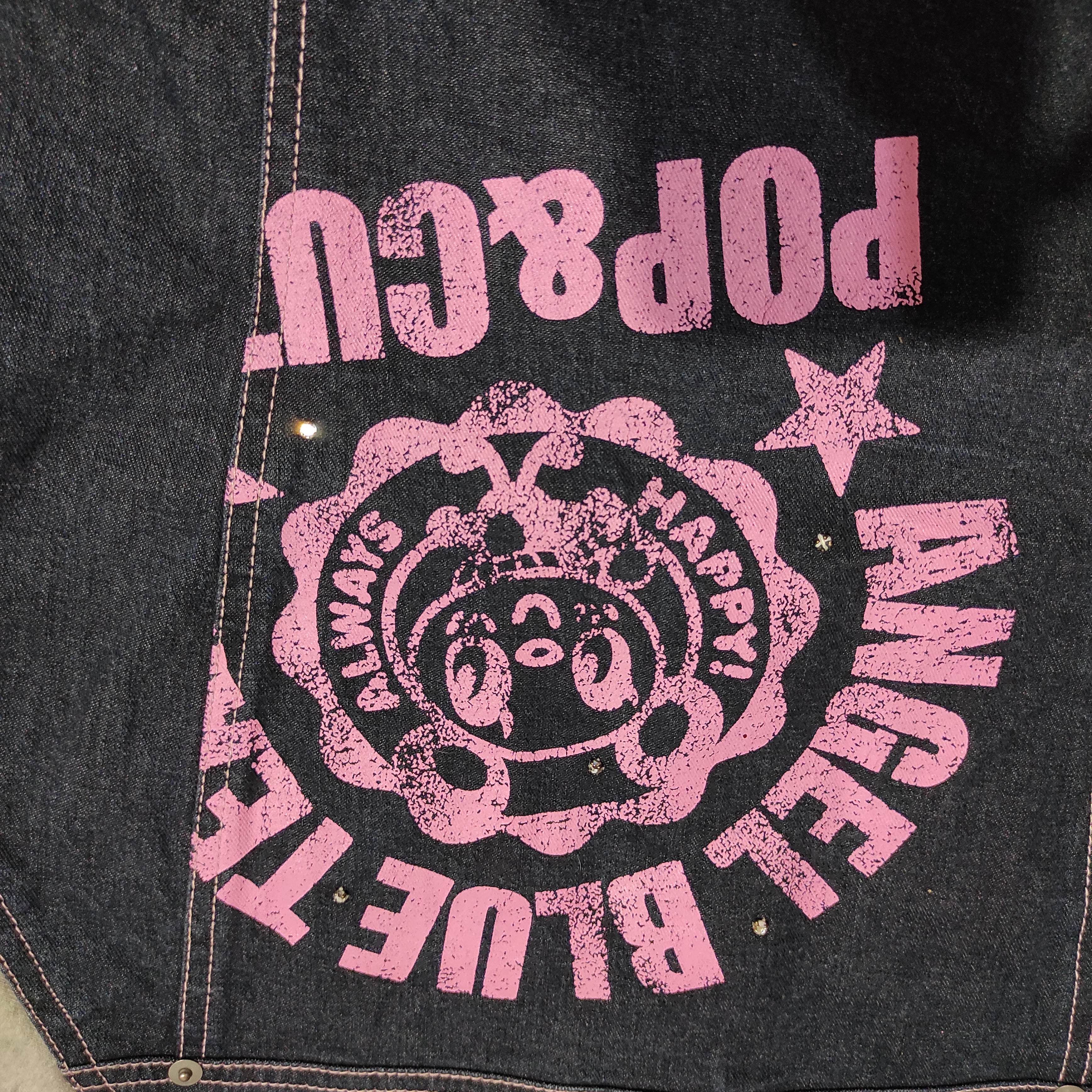 Beauty Beast × Hysteric Glamour × Japanese Brand Angel Blue - Hybrid Sleeve Denim Jacket Size S / US 4 / IT 40 - 16 Thumbnail
