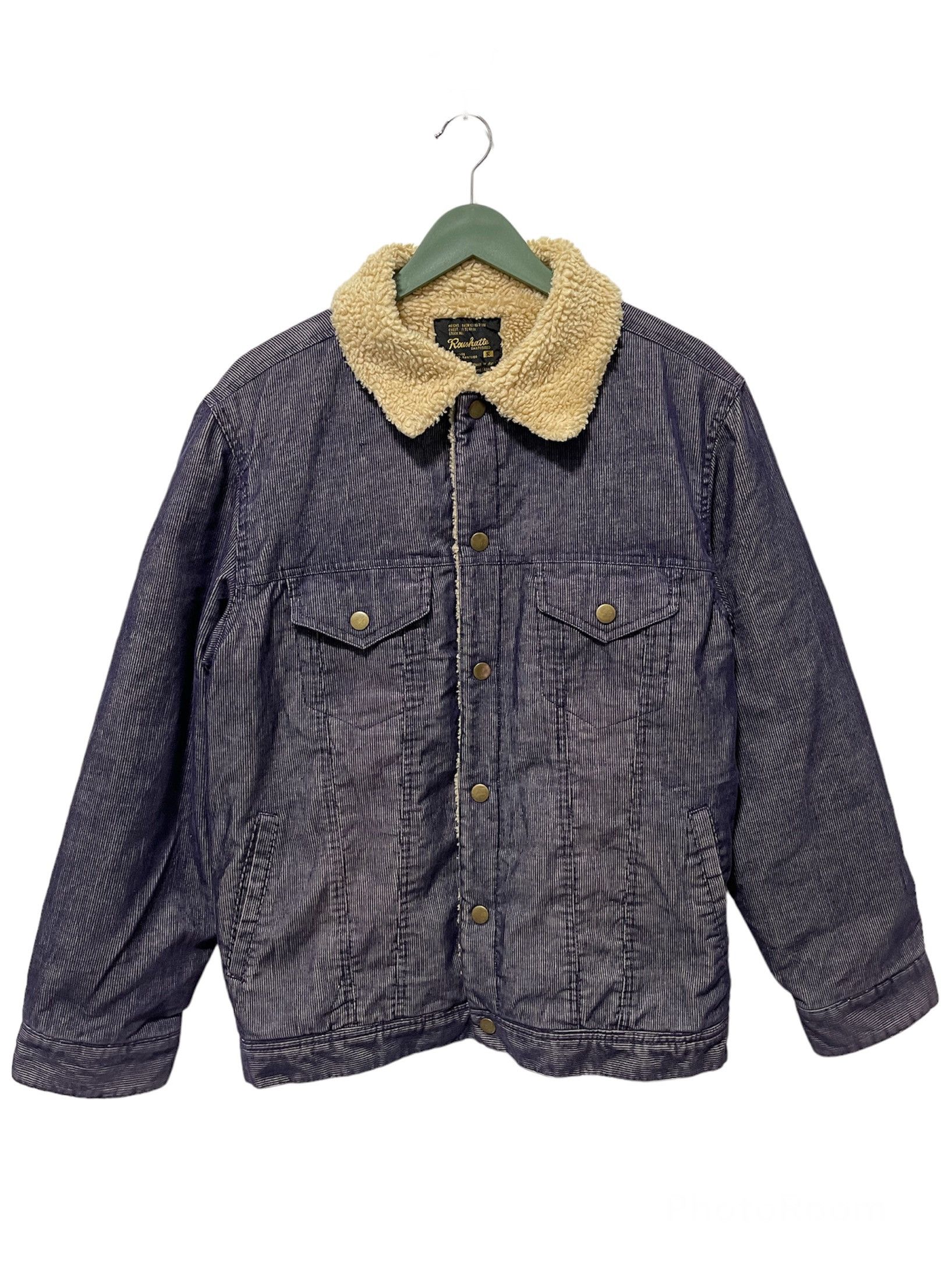 Vintage Roushatte Sherpa Lined Denim Jacket