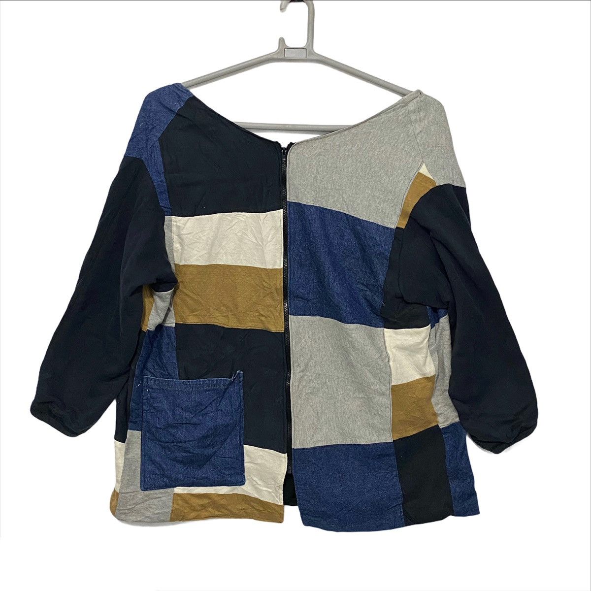 Comme Ca Ism × Japanese Brand Pathwork Oversize pullover sweatshirt Size US M / EU 48-50 / 2 - 2 Thumbnail