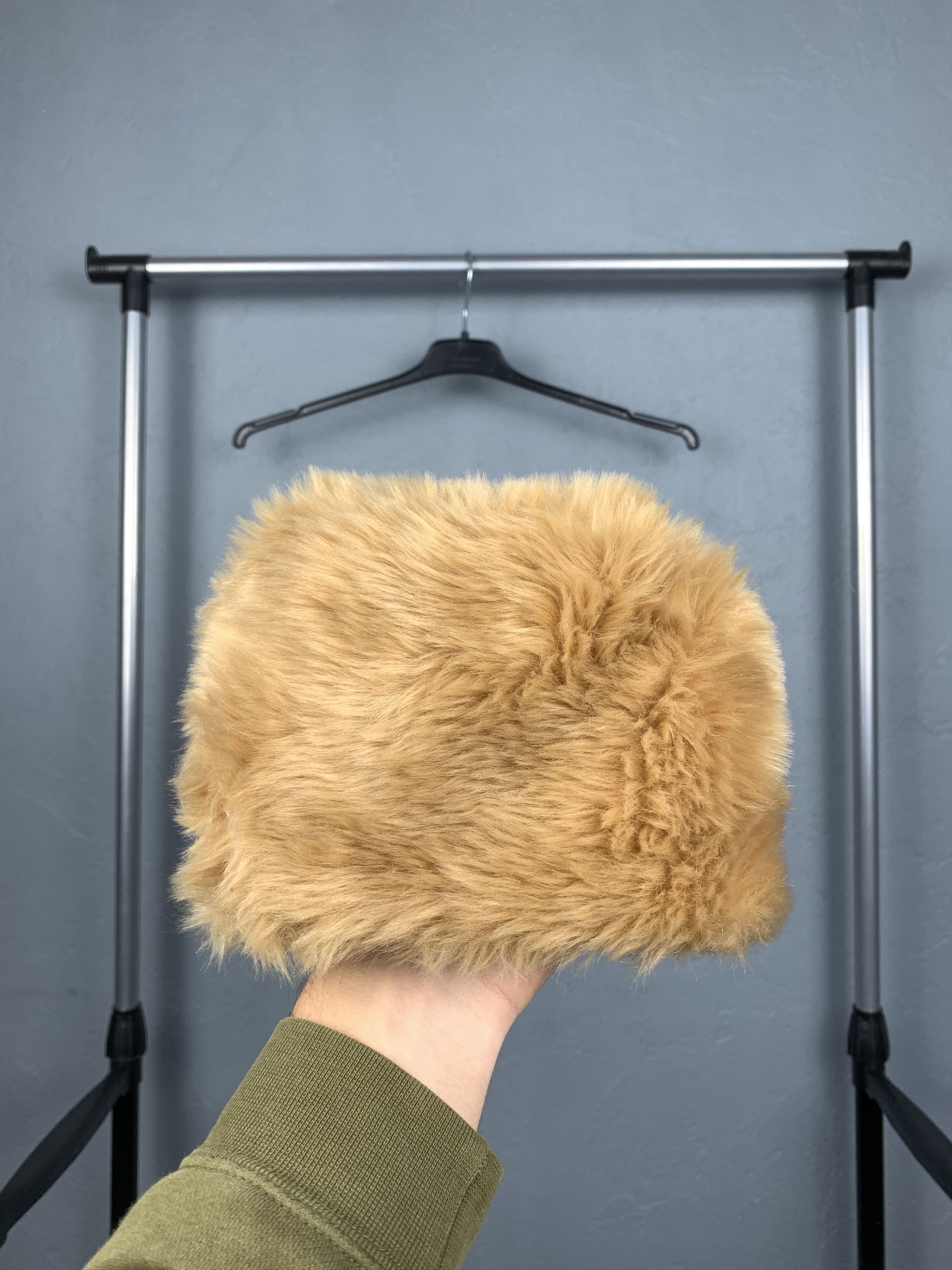 20471120 Vintage Mohair Hat Beanie Wool Size ONE SIZE - 1 Thumbnail
