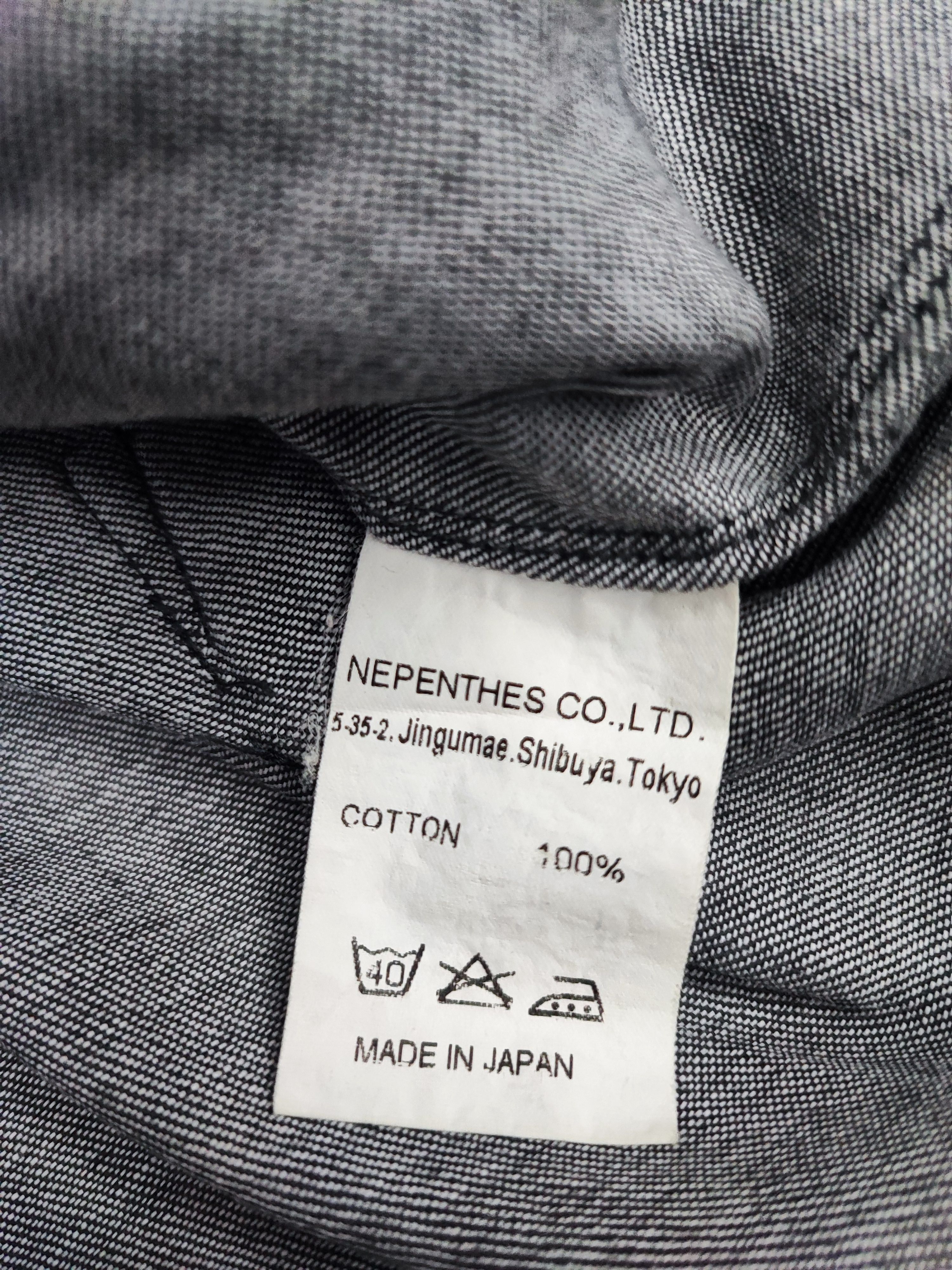 Needles Rare! Nepenthes Button up Shirt design by Todd Killian Size US S / EU 44-46 / 1 - 7 Thumbnail