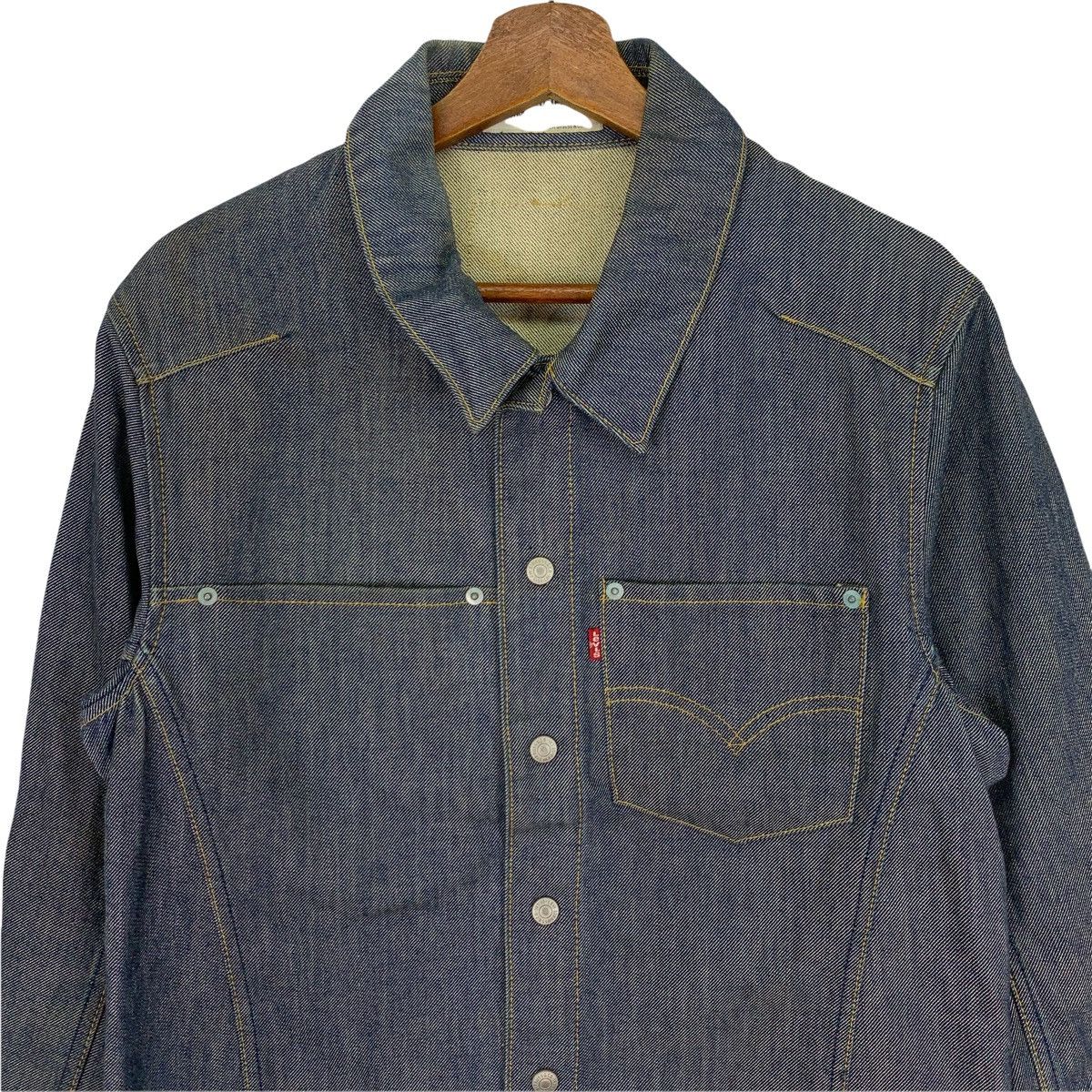 Japanese Brand Vintage Levis Light Jacket Engineereed Jeans Size US M / EU 48-50 / 2 - 2 Thumbnail