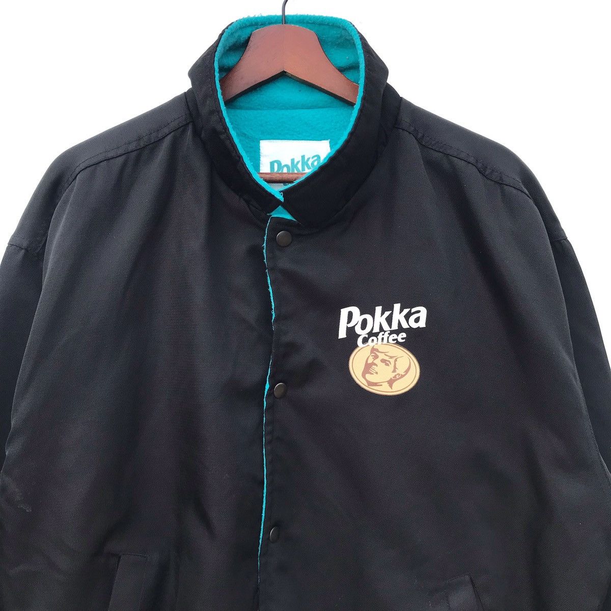Japanese Brand Vintage Pokka Coffer Zipper Bomber Jacket Size US L / EU 52-54 / 3 - 5 Thumbnail