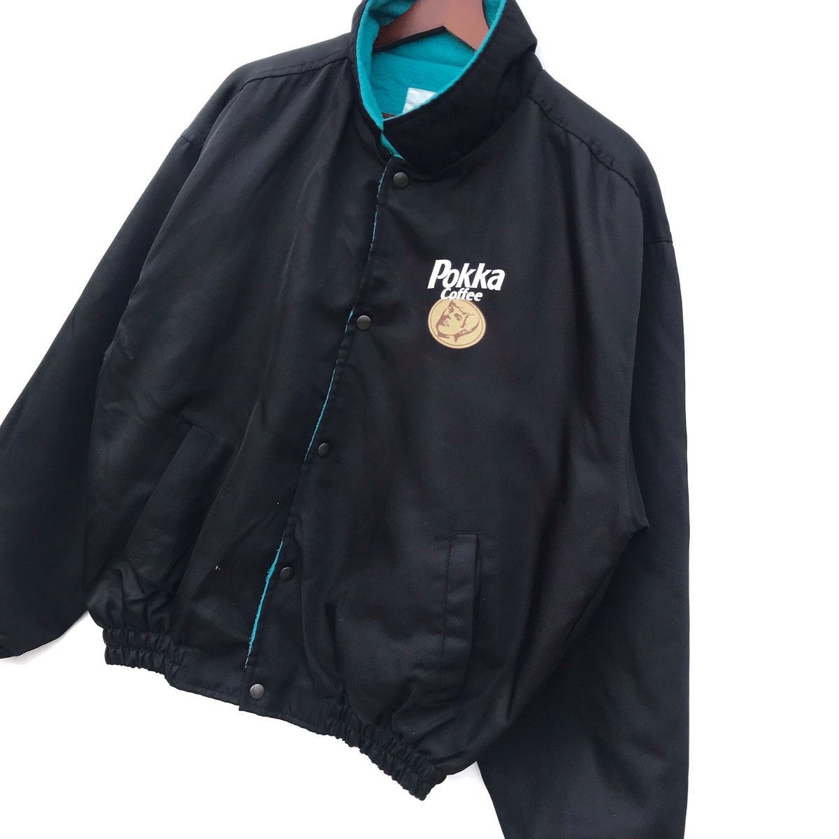Japanese Brand Vintage Pokka Coffer Zipper Bomber Jacket Size US L / EU 52-54 / 3 - 3 Thumbnail