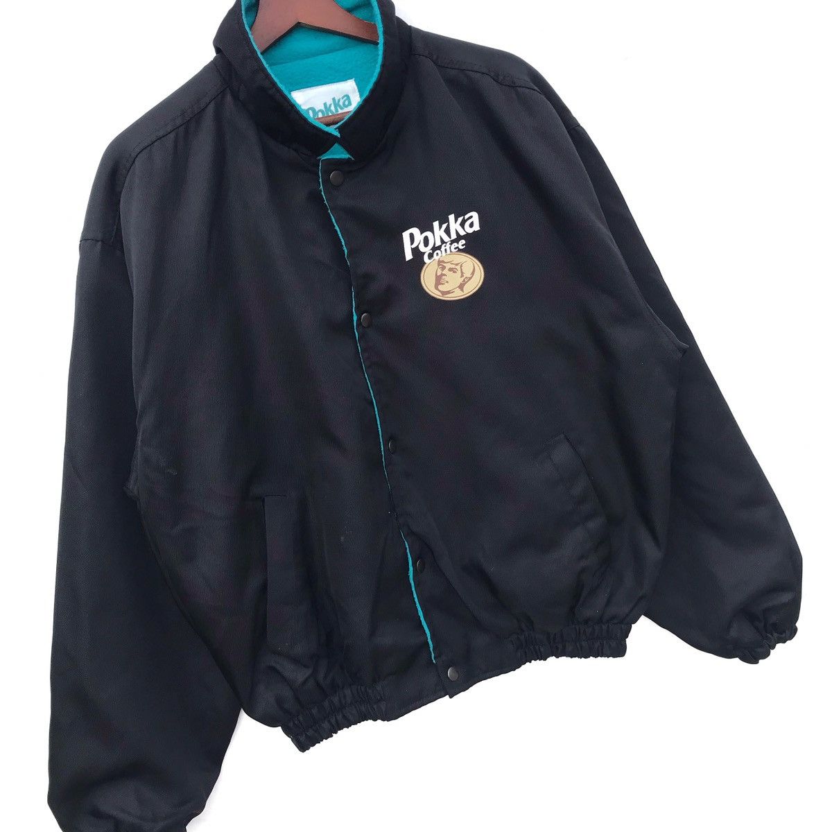 Japanese Brand Vintage Pokka Coffer Zipper Bomber Jacket Size US L / EU 52-54 / 3 - 2 Thumbnail