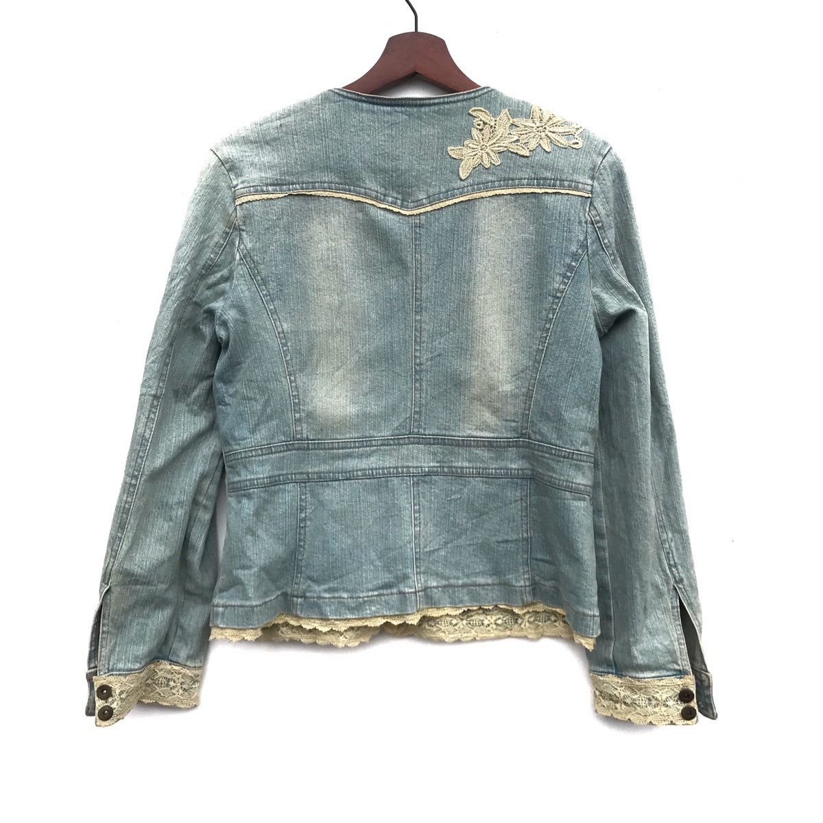 Japanese Brand Souvenir De Par Avion Embroidery Denim Jacket Size US S / EU 44-46 / 1 - 6 Thumbnail