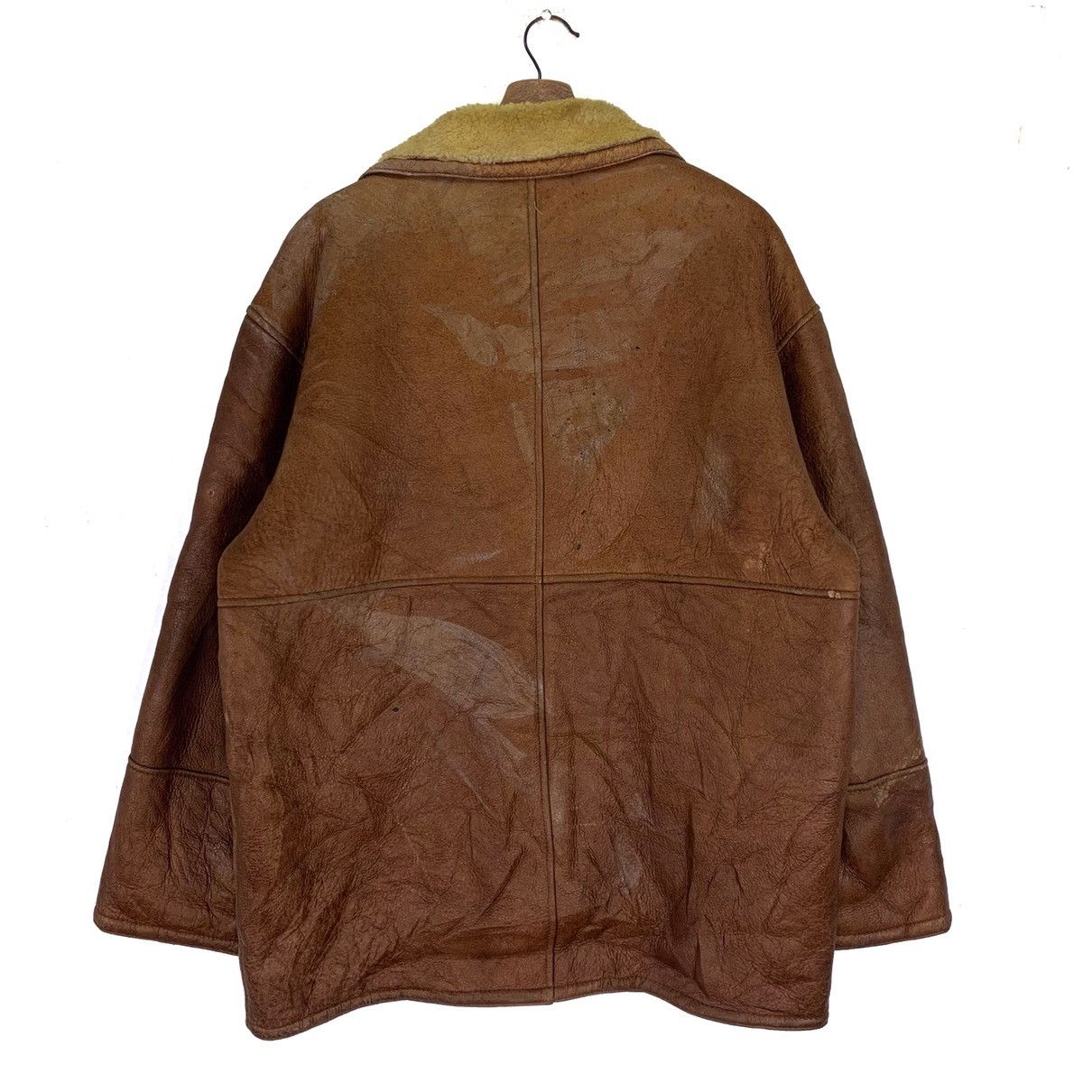 Other All The Way Japanesbrand Leather Wool Jacket Size US L / EU 52-54 / 3 - 6 Thumbnail