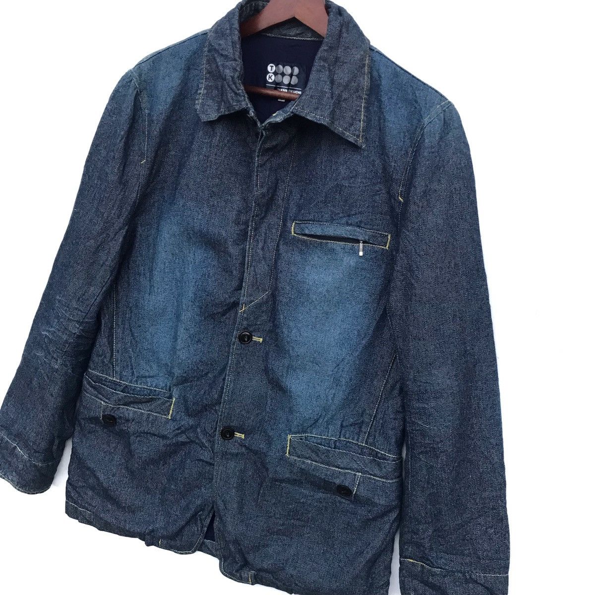 Japanese Brand Japanes Brand Takeo kikuchi Denim Jacket Size US L / EU 52-54 / 3 - 3 Thumbnail