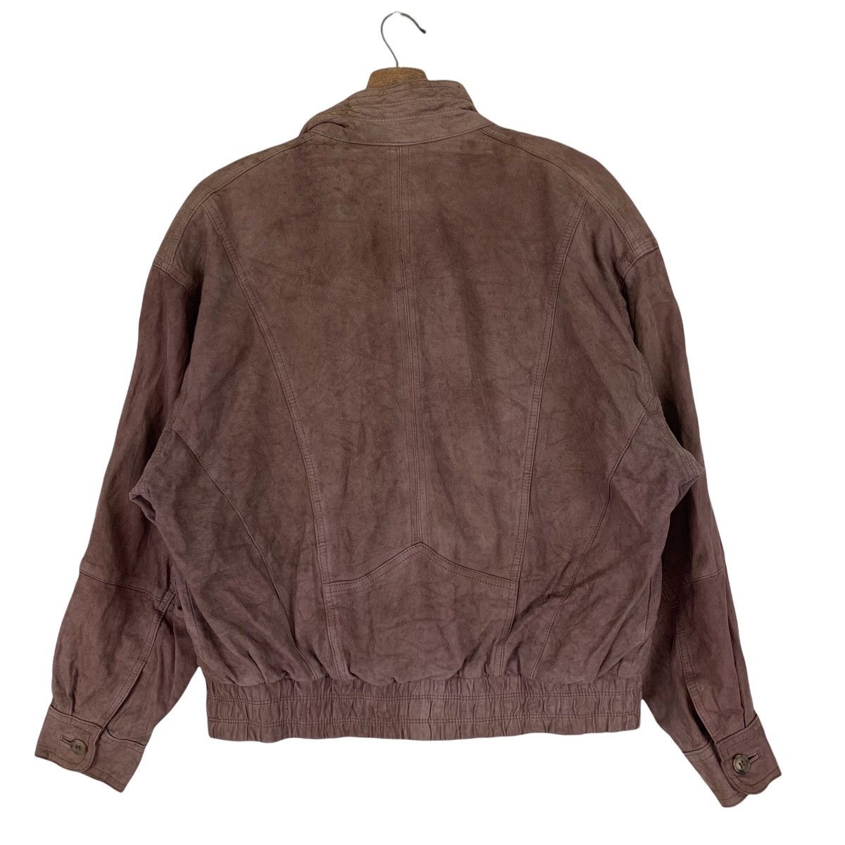 Japanese Brand Vintage Leather Bomber Jacket Size US XS / EU 42 / 0 - 6 Thumbnail