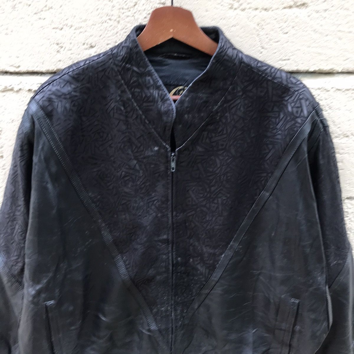 Genuine Leather Lepanto Madrid Zipper Design Jacket Size US M / EU 48-50 / 2 - 4 Thumbnail