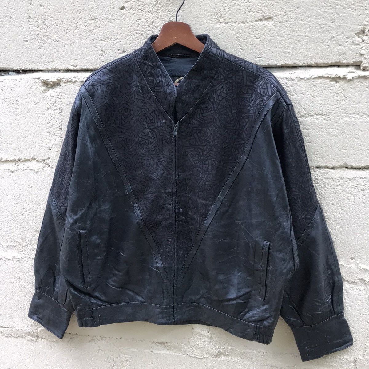 Genuine Leather Lepanto Madrid Zipper Design Jacket Size US M / EU 48-50 / 2 - 3 Thumbnail
