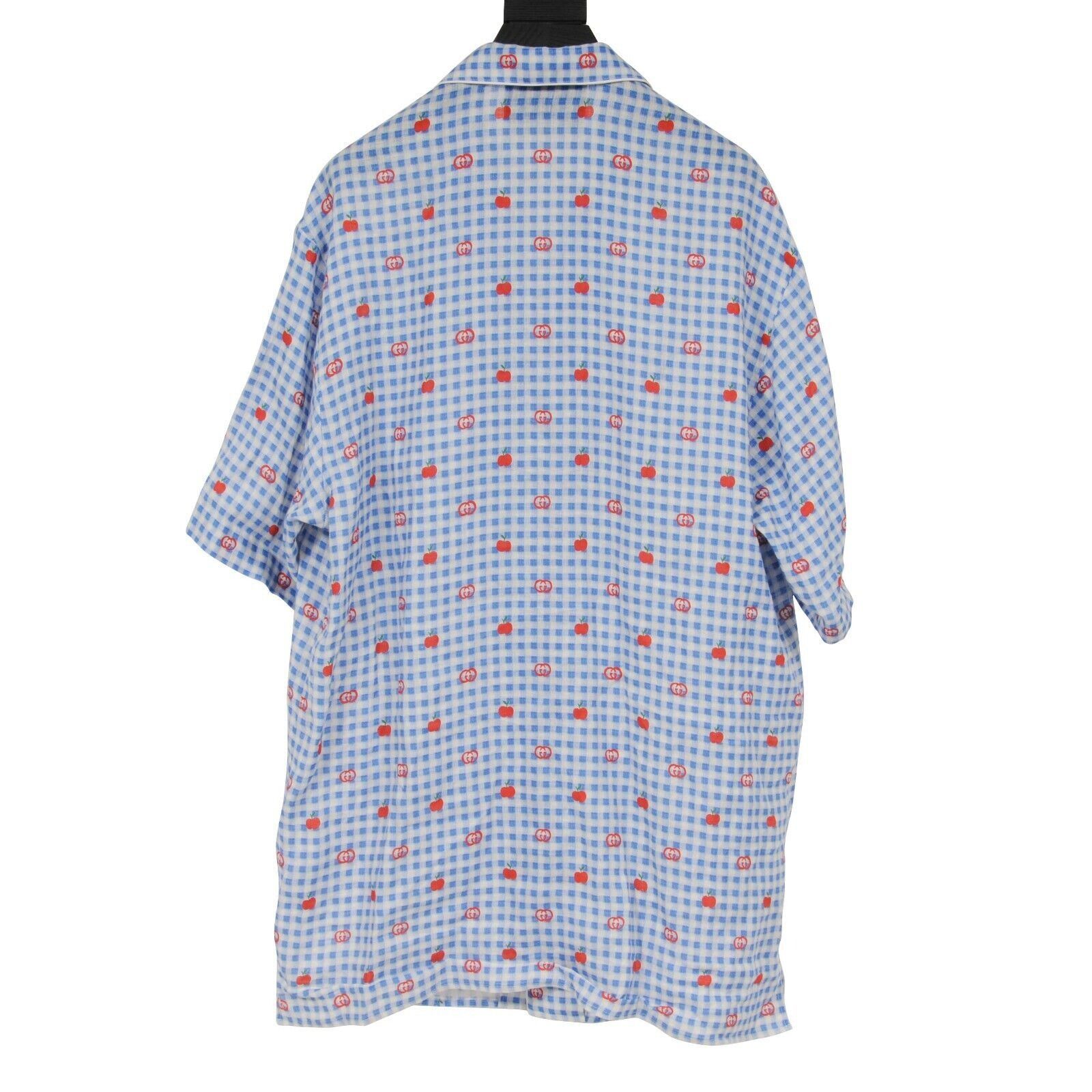 Gucci Pyjama Shirt Gingham Blue Red GG Logo Size US S / EU 44-46 / 1 - 2 Thumbnail