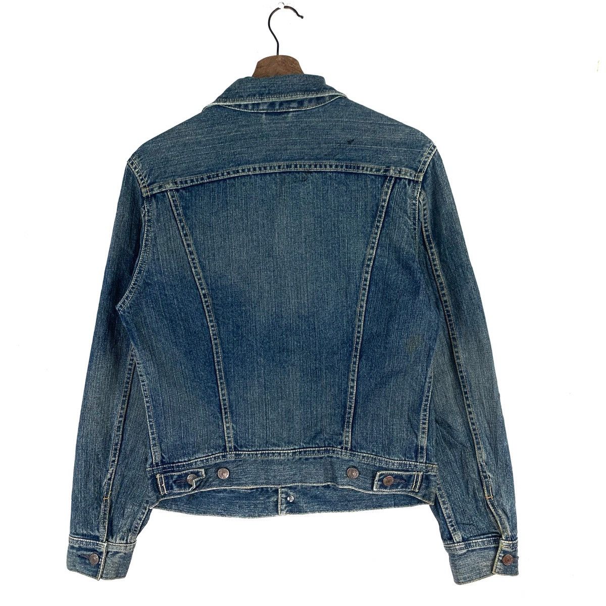 Uniqlo Vintage Uniqlo Buttonup Denim Jacket Size US S / EU 44-46 / 1 - 6 Thumbnail
