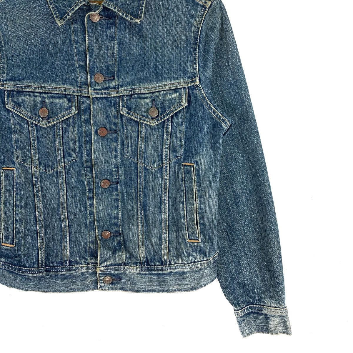 Uniqlo Vintage Uniqlo Buttonup Denim Jacket Size US S / EU 44-46 / 1 - 4 Thumbnail