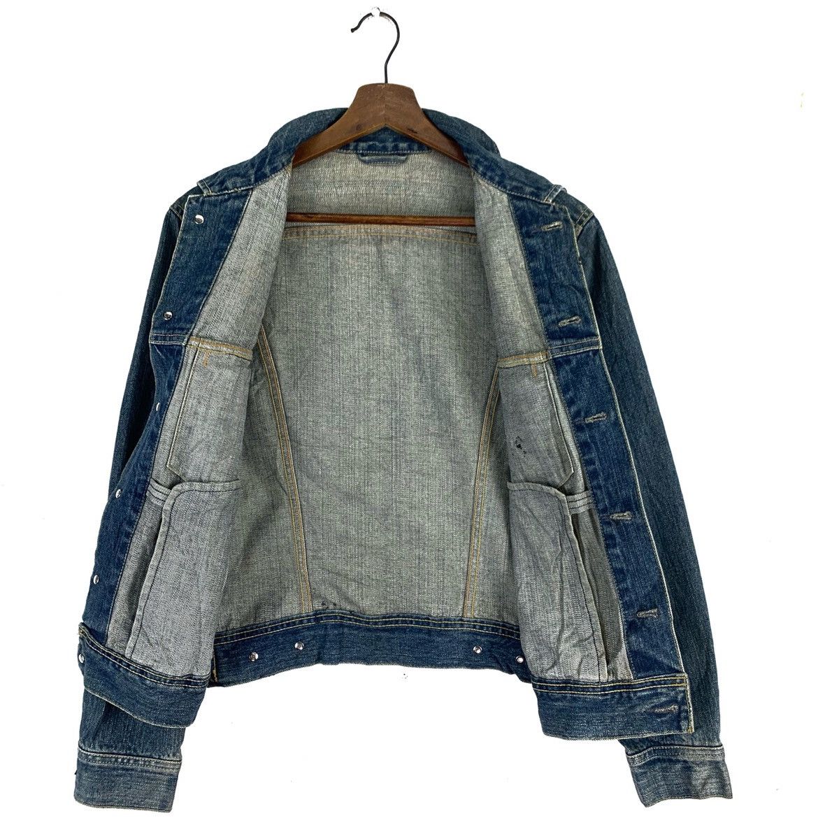 Uniqlo Vintage Uniqlo Buttonup Denim Jacket Size US S / EU 44-46 / 1 - 5 Thumbnail
