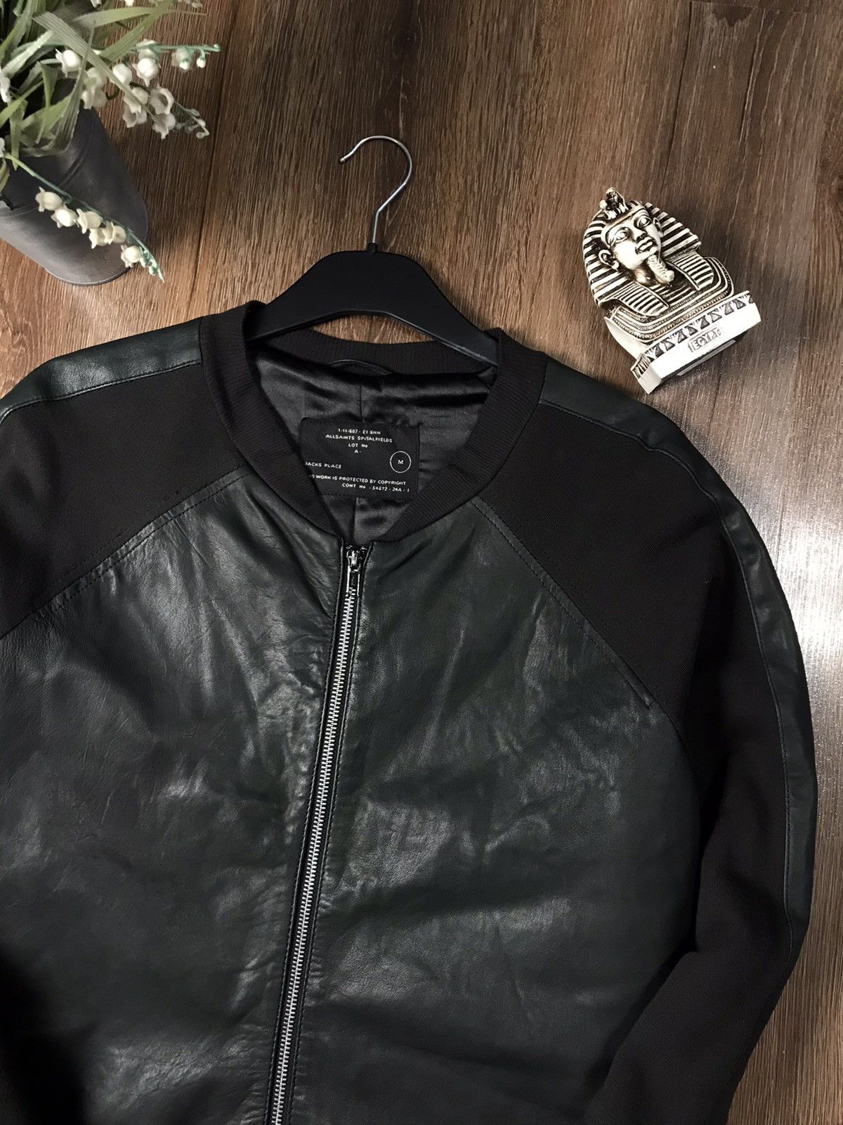 Allsaints × Vintage Allsaints spitalfields leather jacket Size US M / EU 48-50 / 2 - 2 Thumbnail