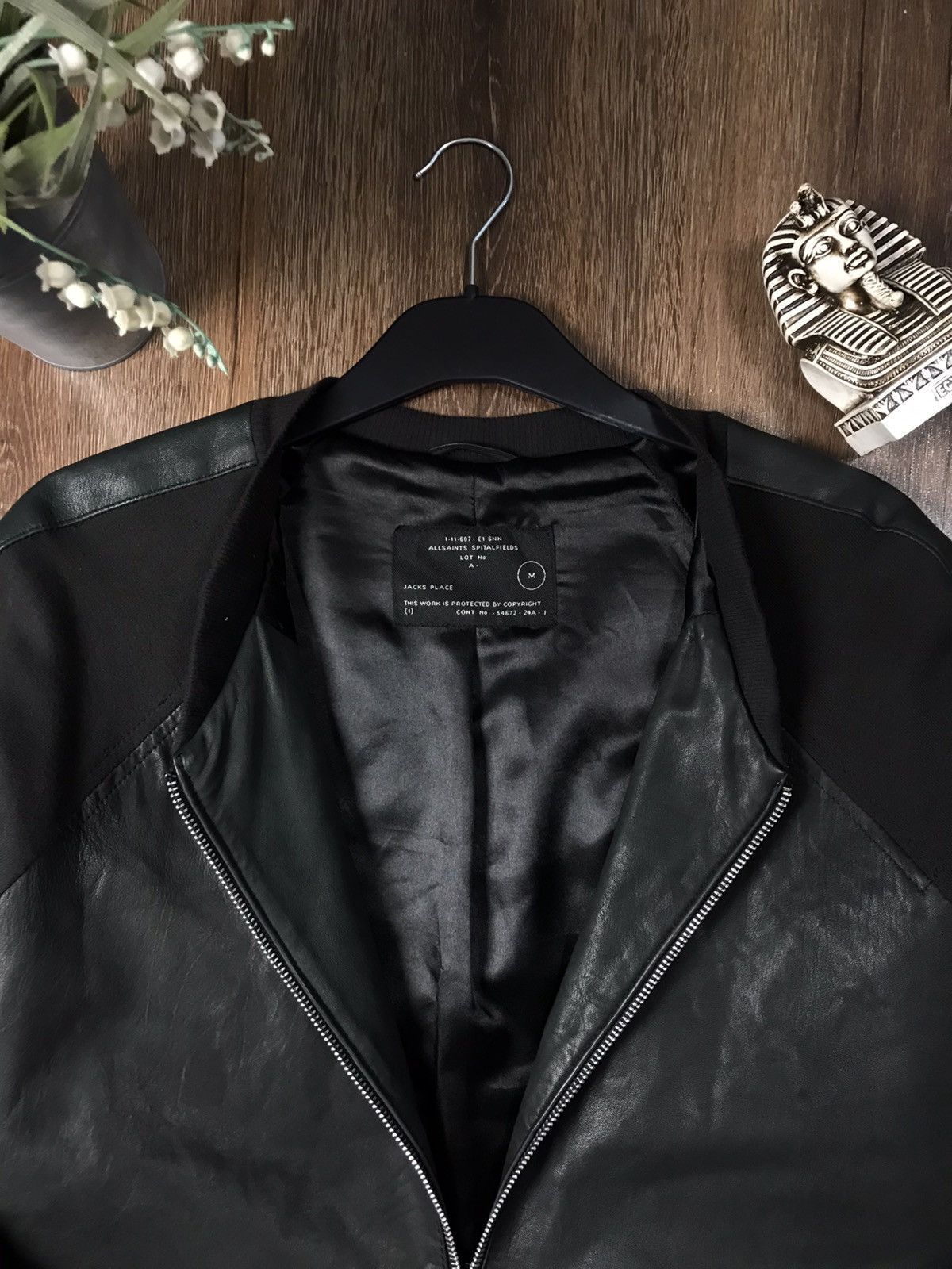 Allsaints × Vintage Allsaints spitalfields leather jacket Size US M / EU 48-50 / 2 - 5 Thumbnail