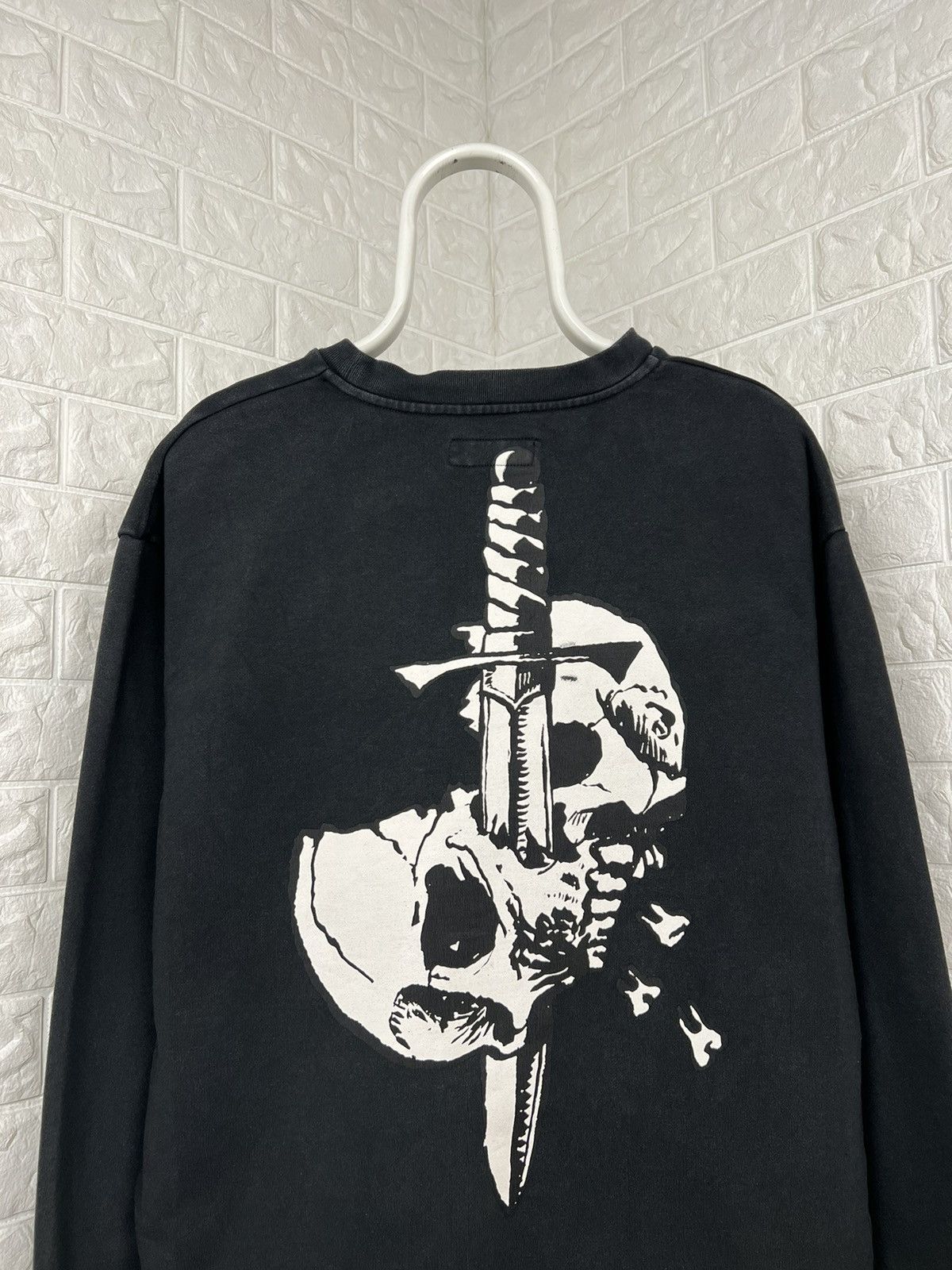 Allsaints Allsaints Skull Sweetshirt Crewneck Size US XL / EU 56 / 4 - 3 Thumbnail