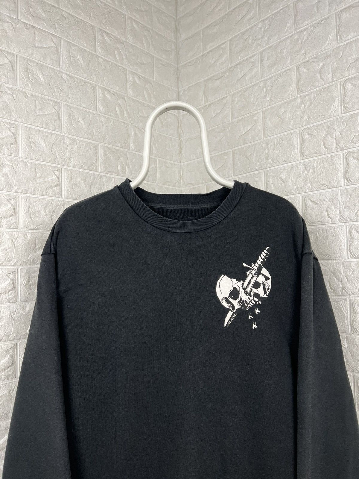Allsaints Allsaints Skull Sweetshirt Crewneck Size US XL / EU 56 / 4 - 4 Thumbnail