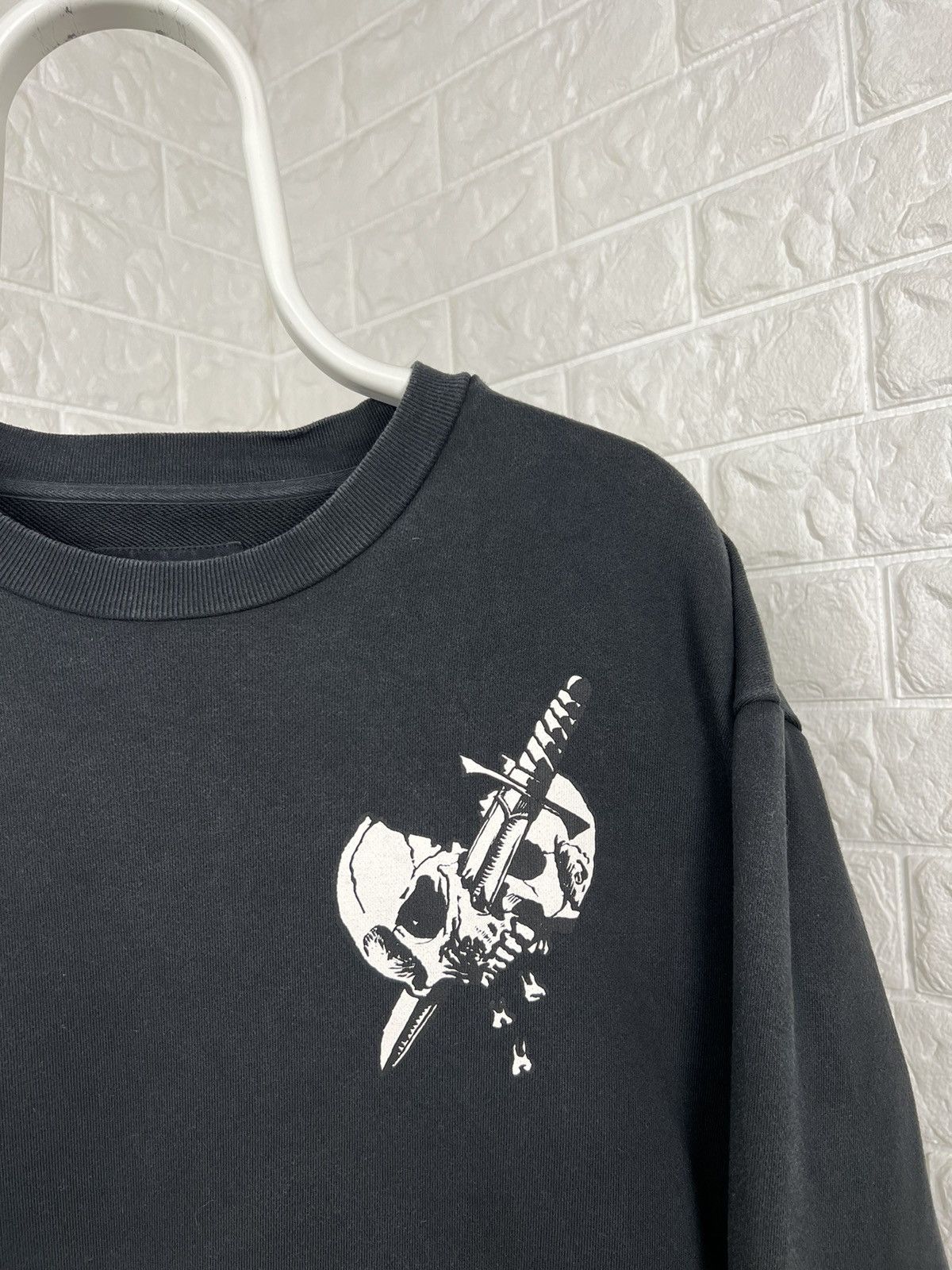 Allsaints Allsaints Skull Sweetshirt Crewneck Size US XL / EU 56 / 4 - 7 Thumbnail