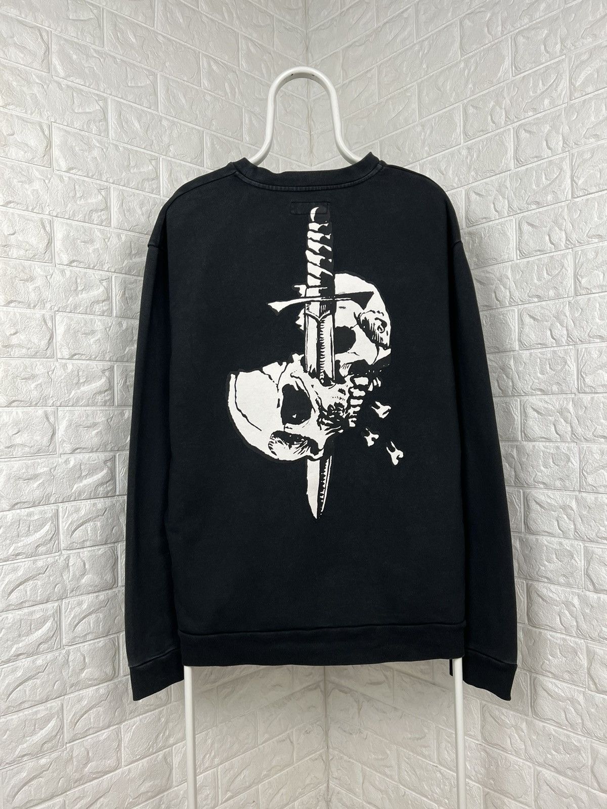 Allsaints Allsaints Skull Sweetshirt Crewneck Size US XL / EU 56 / 4 - 1 Thumbnail