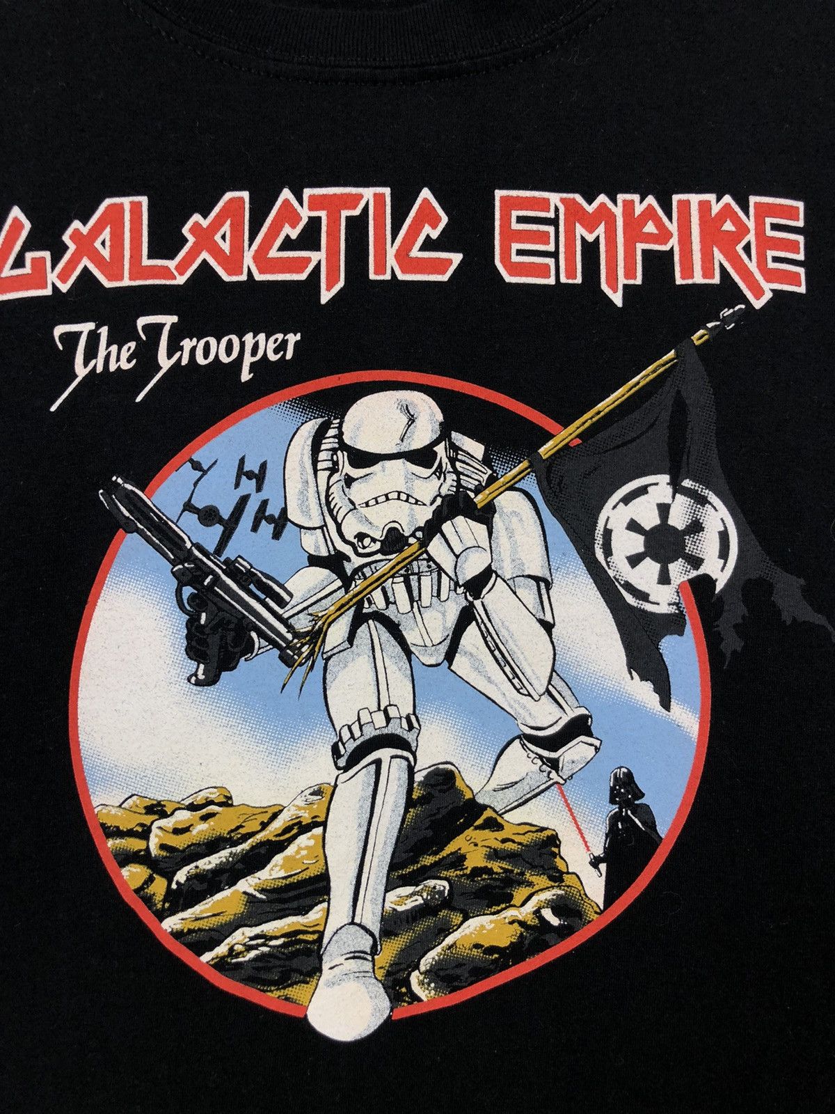 Iron Maiden × Vintage Star Wars Galactic Empire style Iron Maiden Tee Size US XL / EU 56 / 4 - 3 Thumbnail