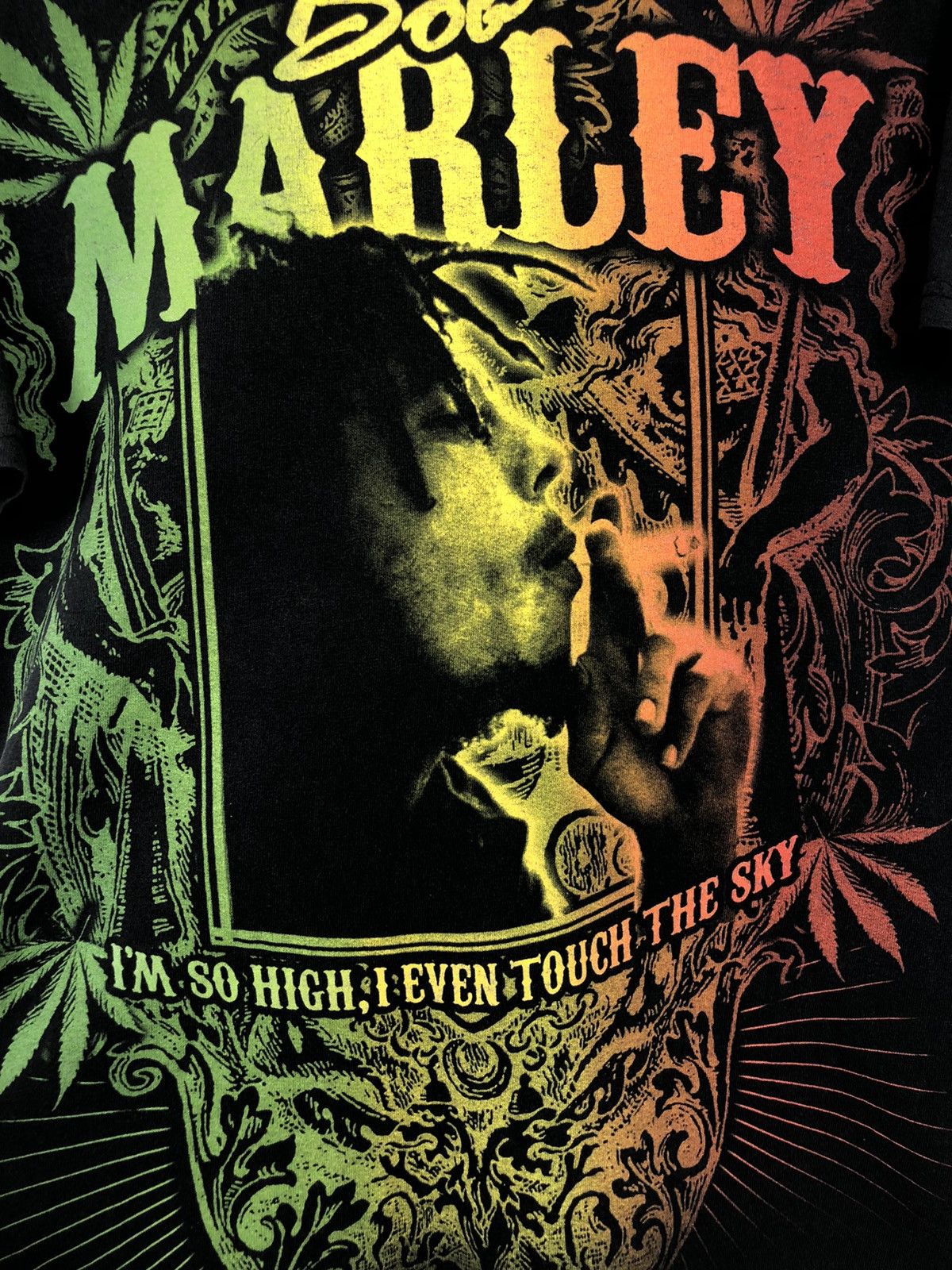 Bob Marley × Rap Tees × Vintage Vintage Bob Marley Rap Tee Size US L / EU 52-54 / 3 - 3 Thumbnail