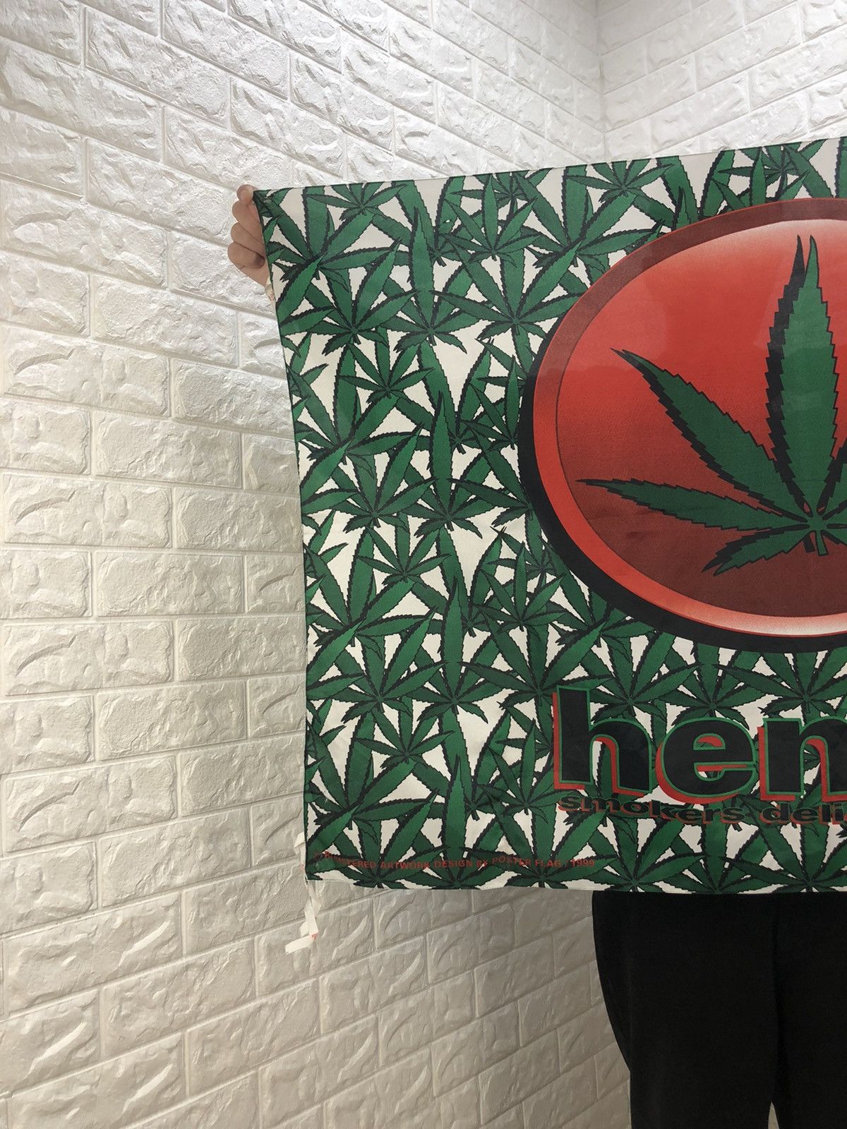 Rap Tees × Vintage Vintage 1999 Marijuana Flag Hemp Smokers Delight Size US XXL / EU 58 / 5 - 3 Thumbnail