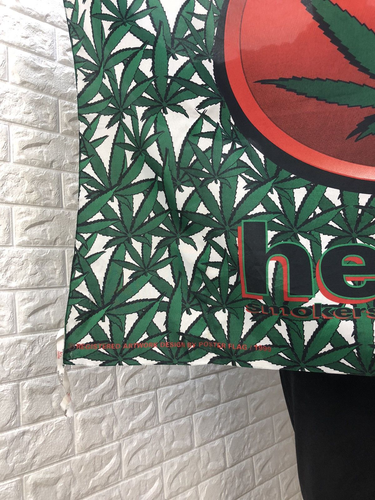 Rap Tees × Vintage Vintage 1999 Marijuana Flag Hemp Smokers Delight Size US XXL / EU 58 / 5 - 6 Thumbnail