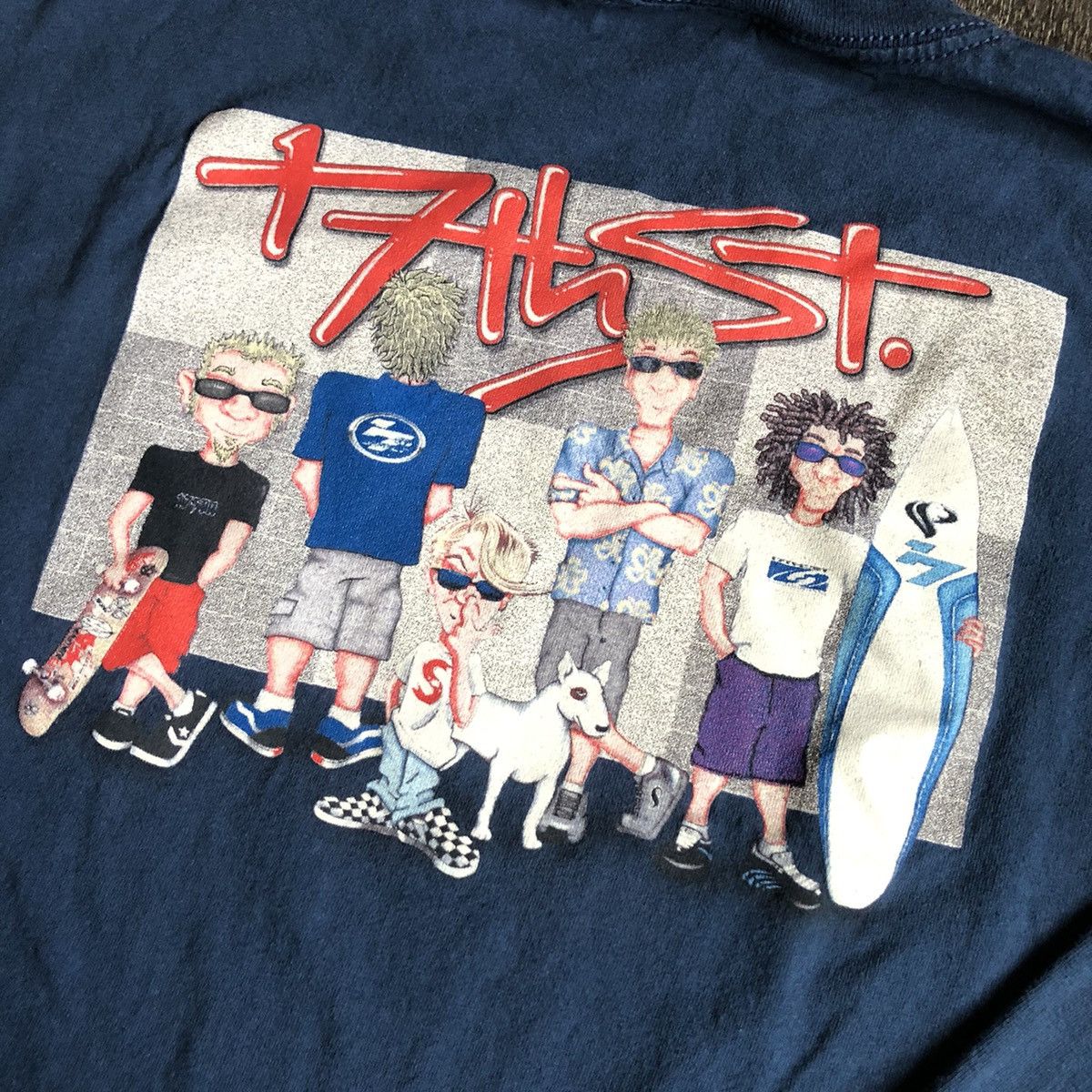 Vintage Vintage 2000s 17th Street Surf Shop Skate Graphic Longsleeve Size US L / EU 52-54 / 3 - 4 Thumbnail