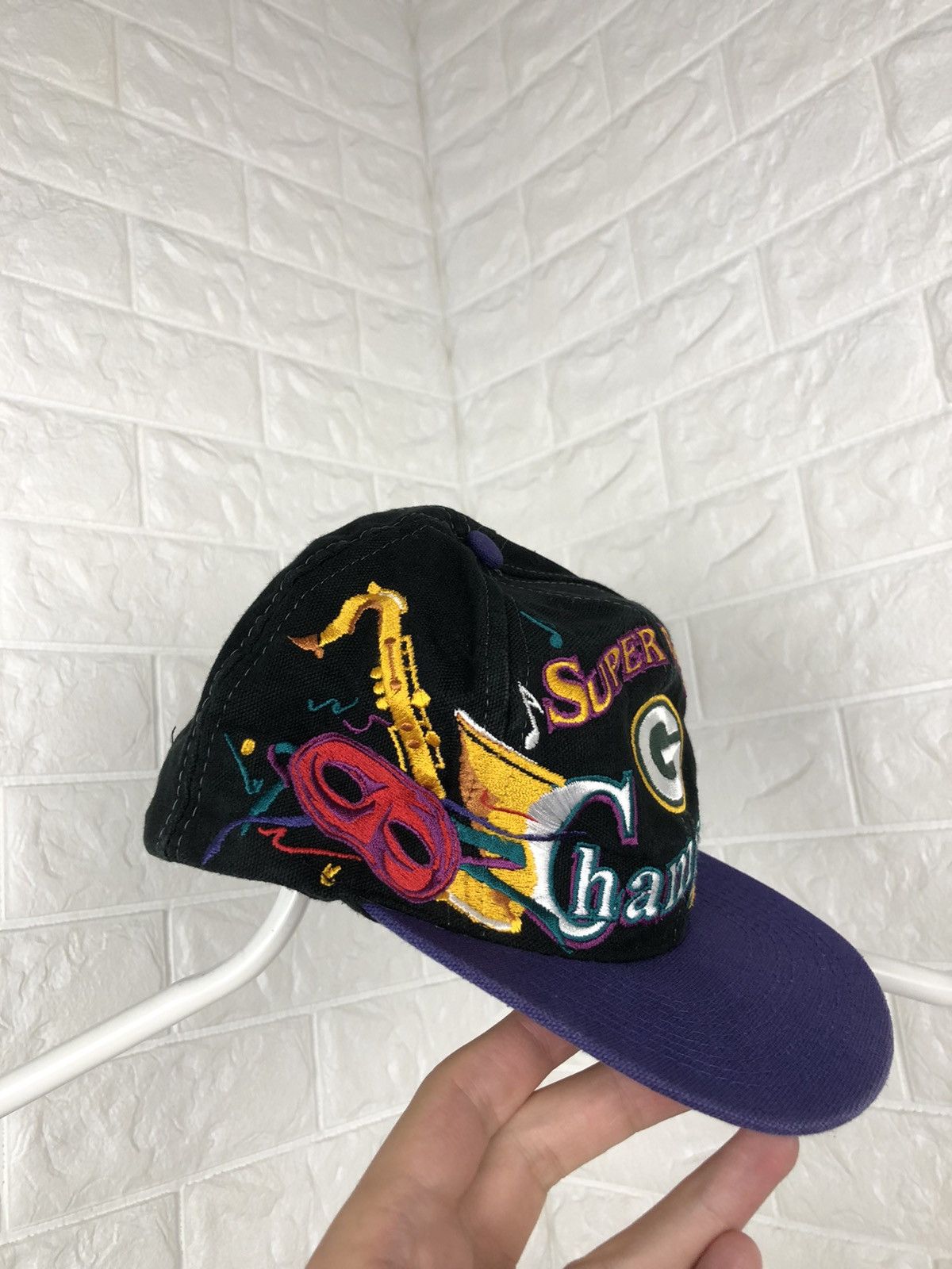 NFL × Vintage Vintage 1997 Green Bay Packers NFL Super Bowl XXXI Hat Cap Size ONE SIZE - 4 Thumbnail