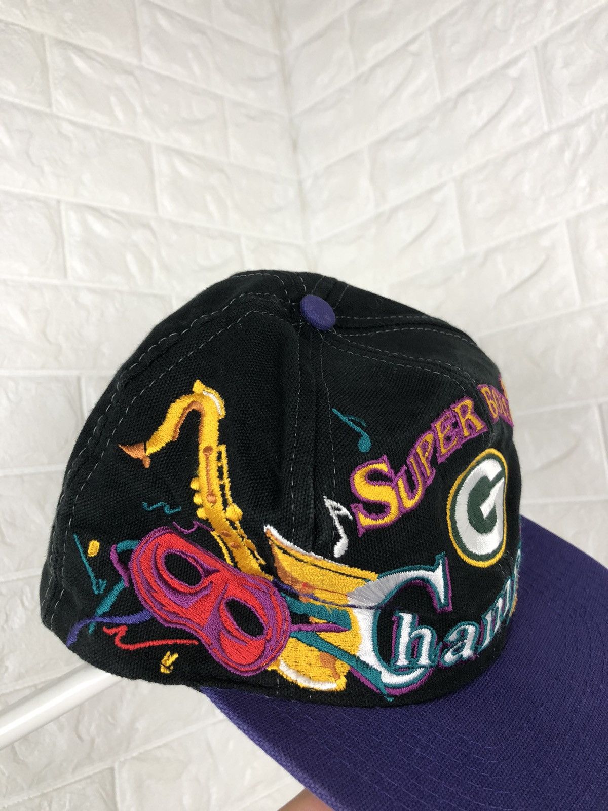 NFL × Vintage Vintage 1997 Green Bay Packers NFL Super Bowl XXXI Hat Cap Size ONE SIZE - 5 Thumbnail