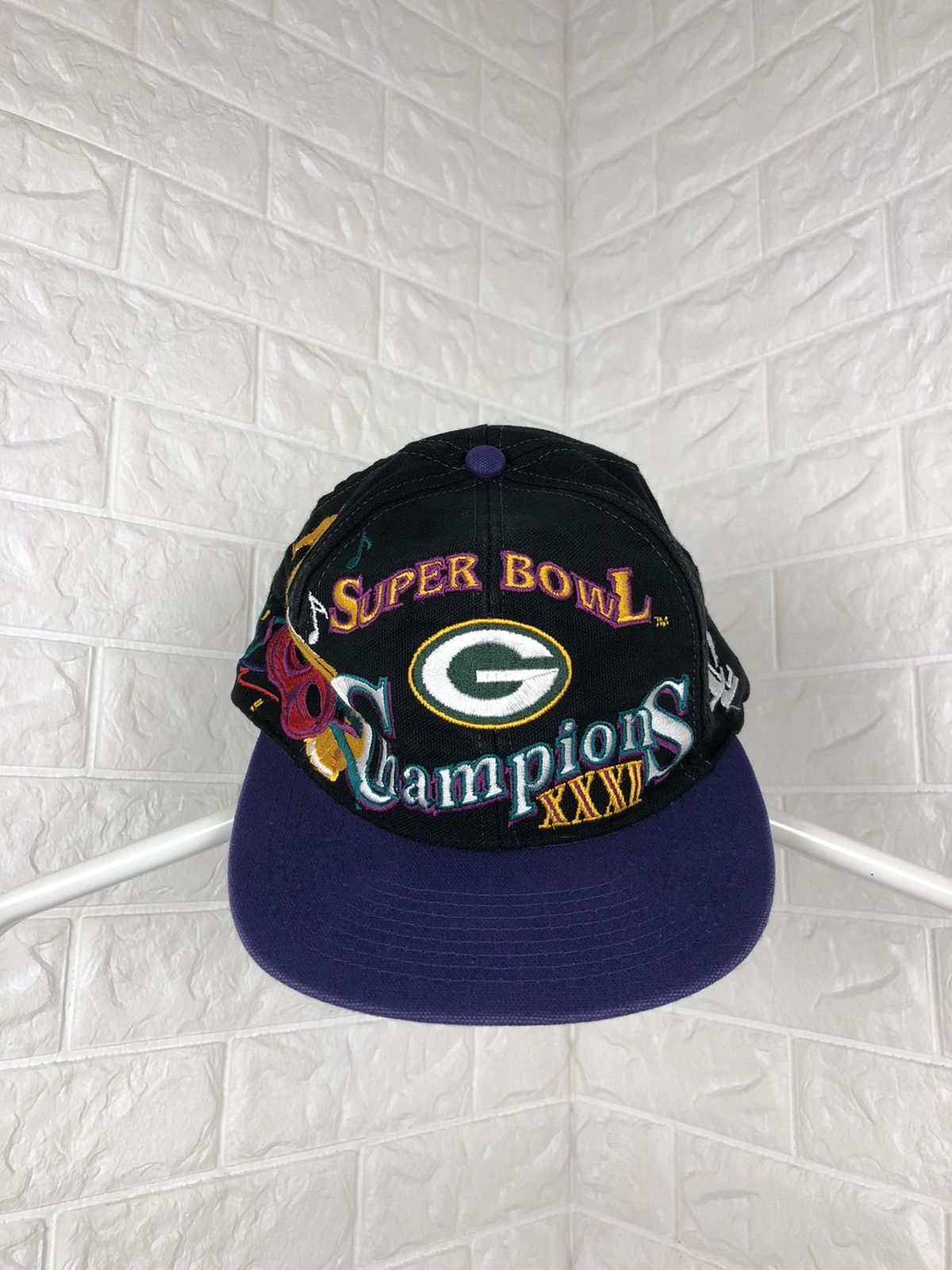 NFL × Vintage Vintage 1997 Green Bay Packers NFL Super Bowl XXXI Hat Cap Size ONE SIZE - 1 Thumbnail