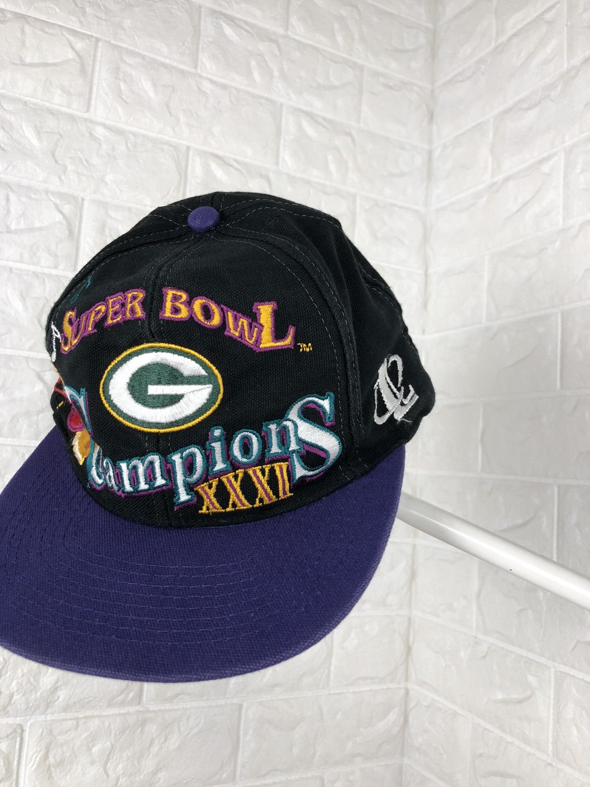 NFL × Vintage Vintage 1997 Green Bay Packers NFL Super Bowl XXXI Hat Cap Size ONE SIZE - 2 Thumbnail