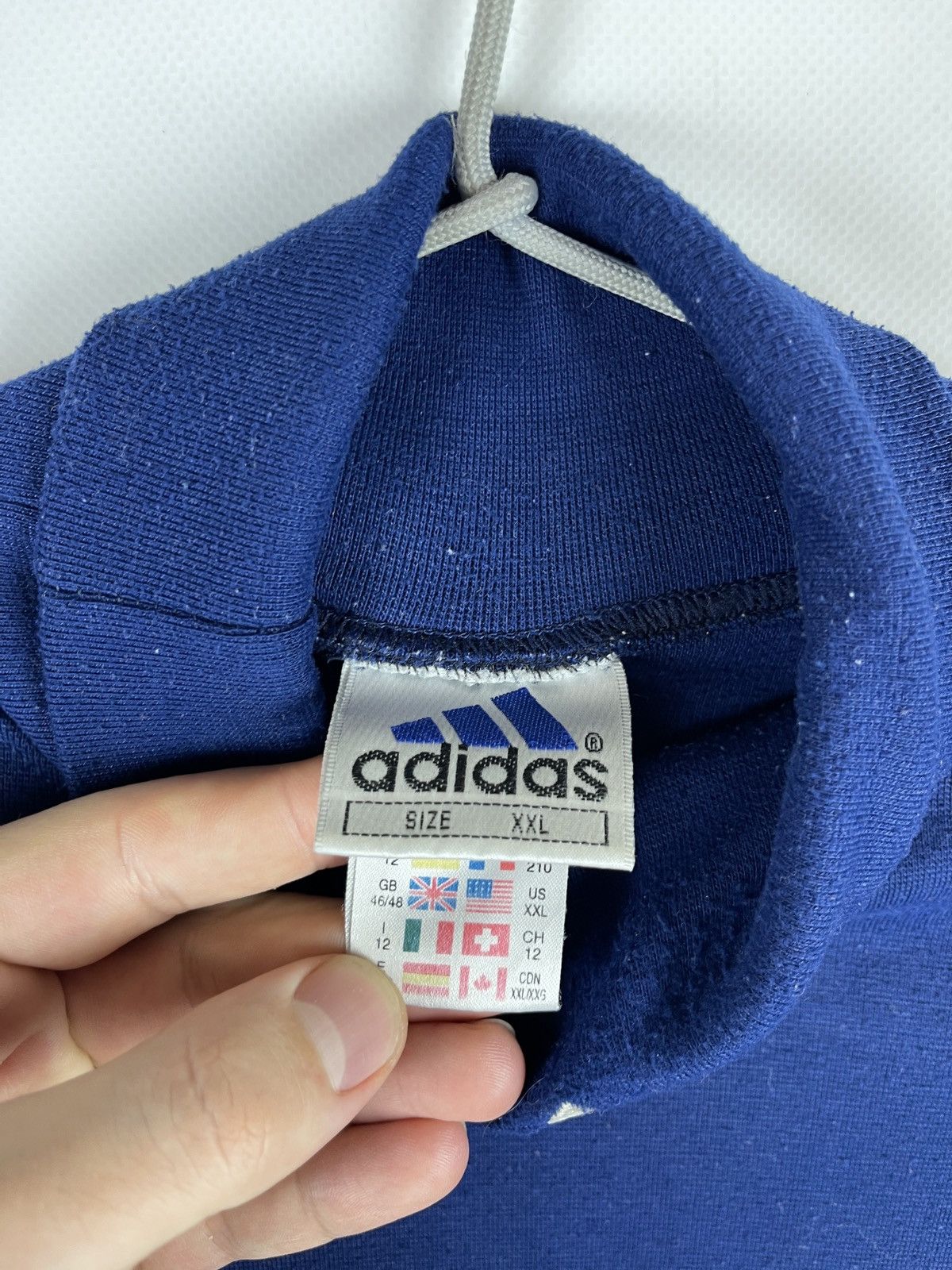 Adidas Adidas vintage 90w turtleneck long sleeve sweater Size XXL / US 16-18 / IT 52-54 - 10 Thumbnail