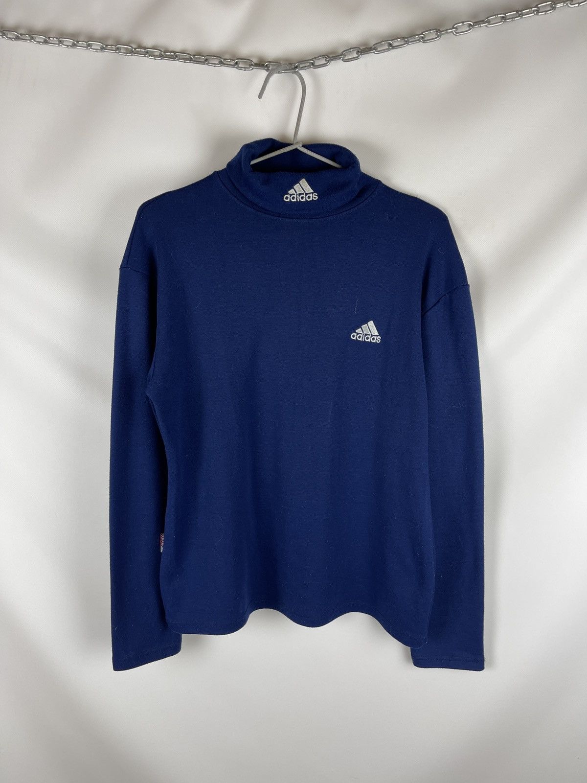 Adidas Adidas vintage 90w turtleneck long sleeve sweater Size XXL / US 16-18 / IT 52-54 - 1 Thumbnail
